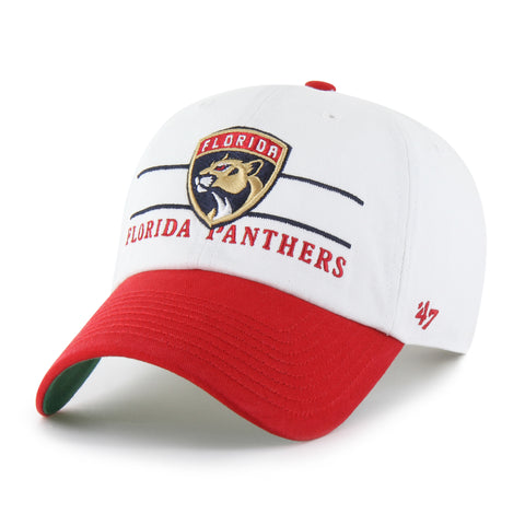 Florida Panthers 47 Brand Double Header Clean Up Adjustable Hat - White