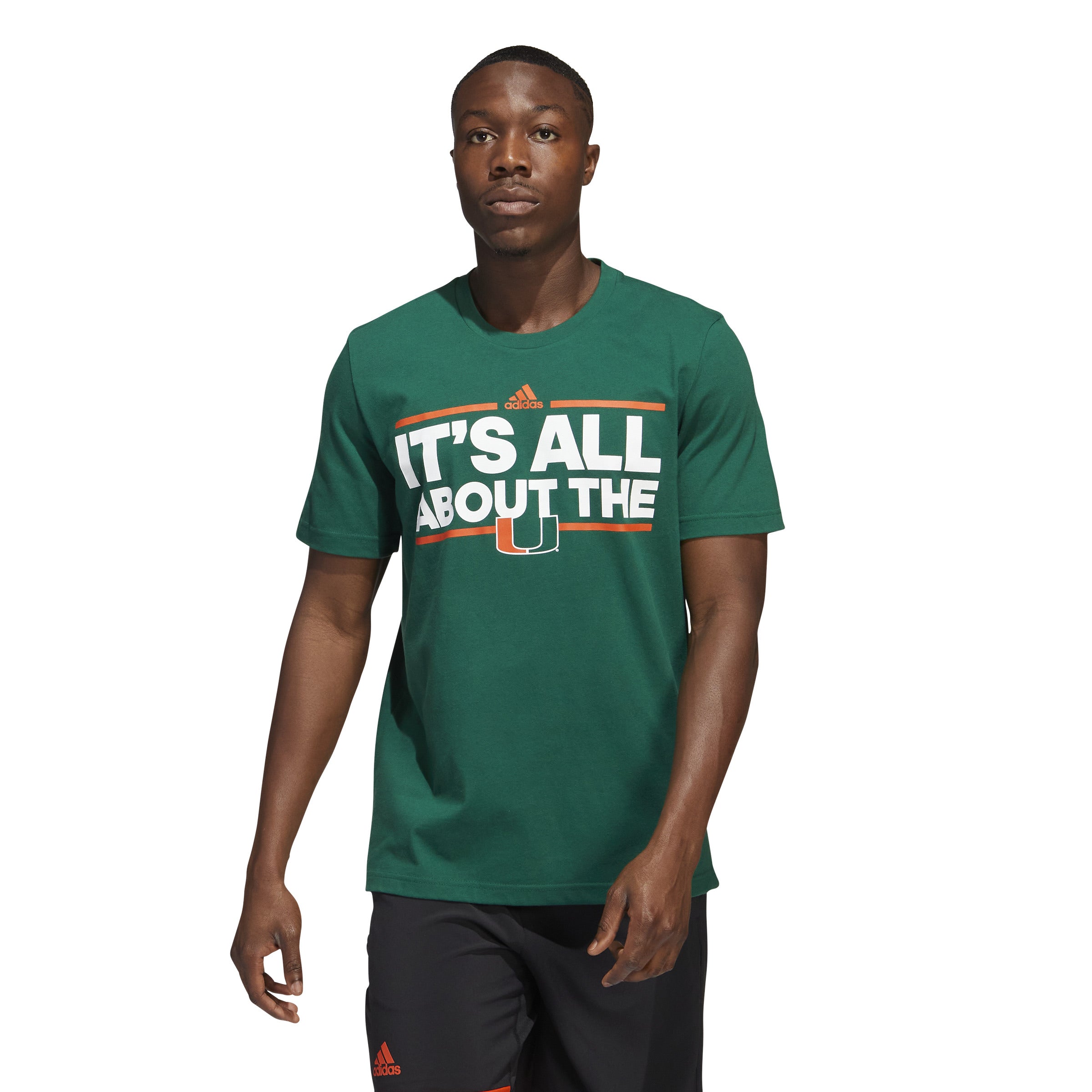 University of Miami adidas 2024 It’s All About The U Fresh T-Shirt - Green