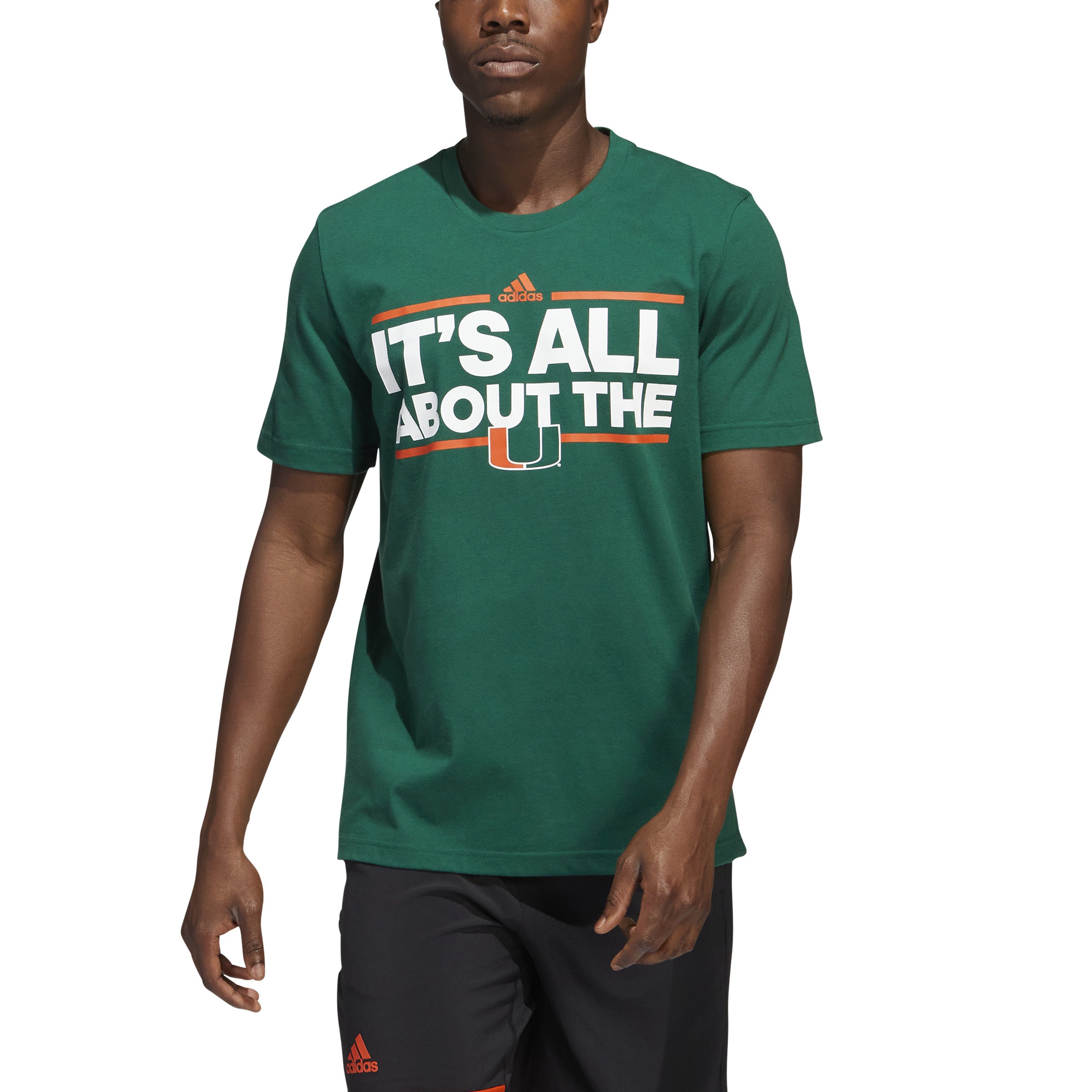 University of Miami adidas 2024 It’s All About The U Fresh T-Shirt - Green