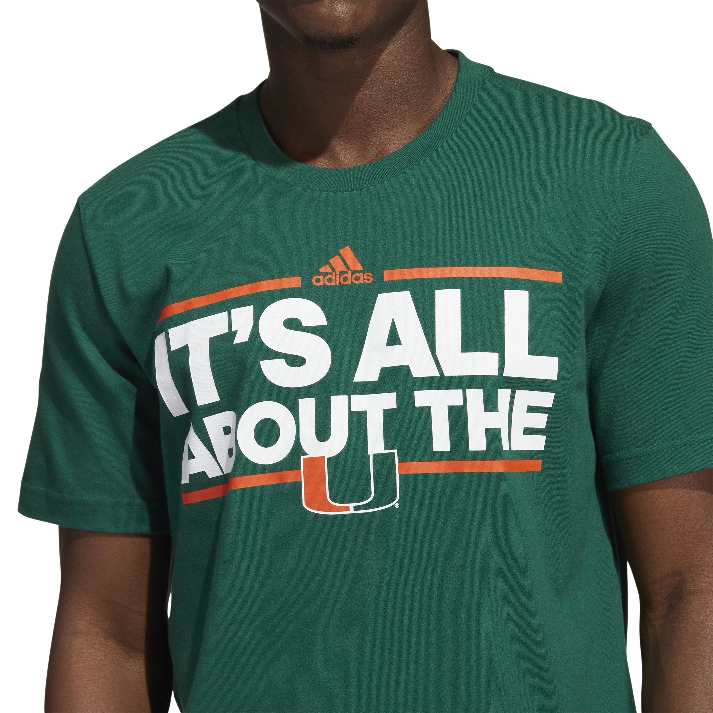 University of Miami adidas 2024 It’s All About The U Fresh T-Shirt - Green