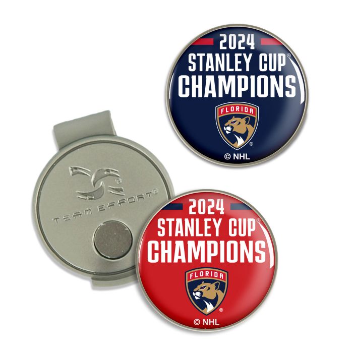 Florida Panthers 2024 Stanley Cup Champions Hat Clip and Golf Ball Marker Set