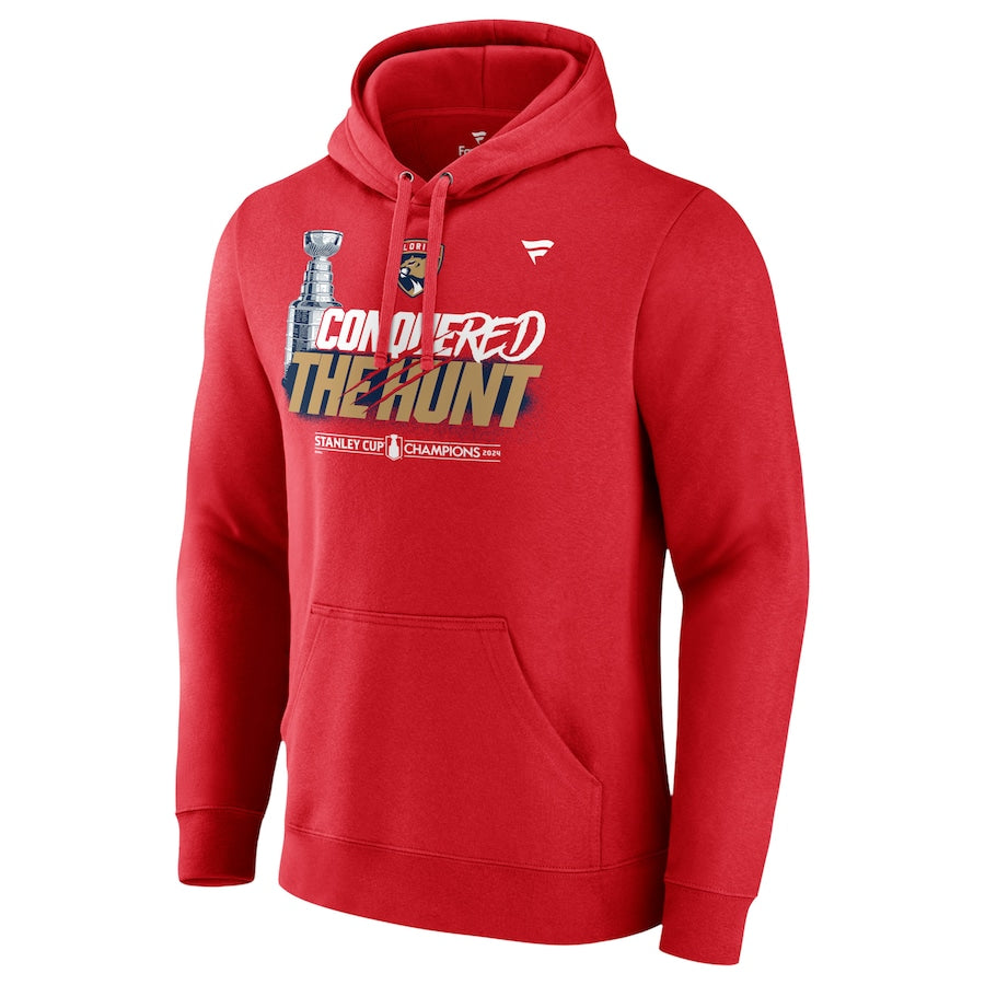 Florida Panthers 2024 Stanley Cup Champions Celebration Hoodie - Red