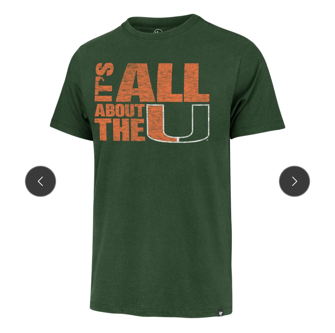 Miami Hurricanes 47 Brand Regional Franklin T-Shirt - Green