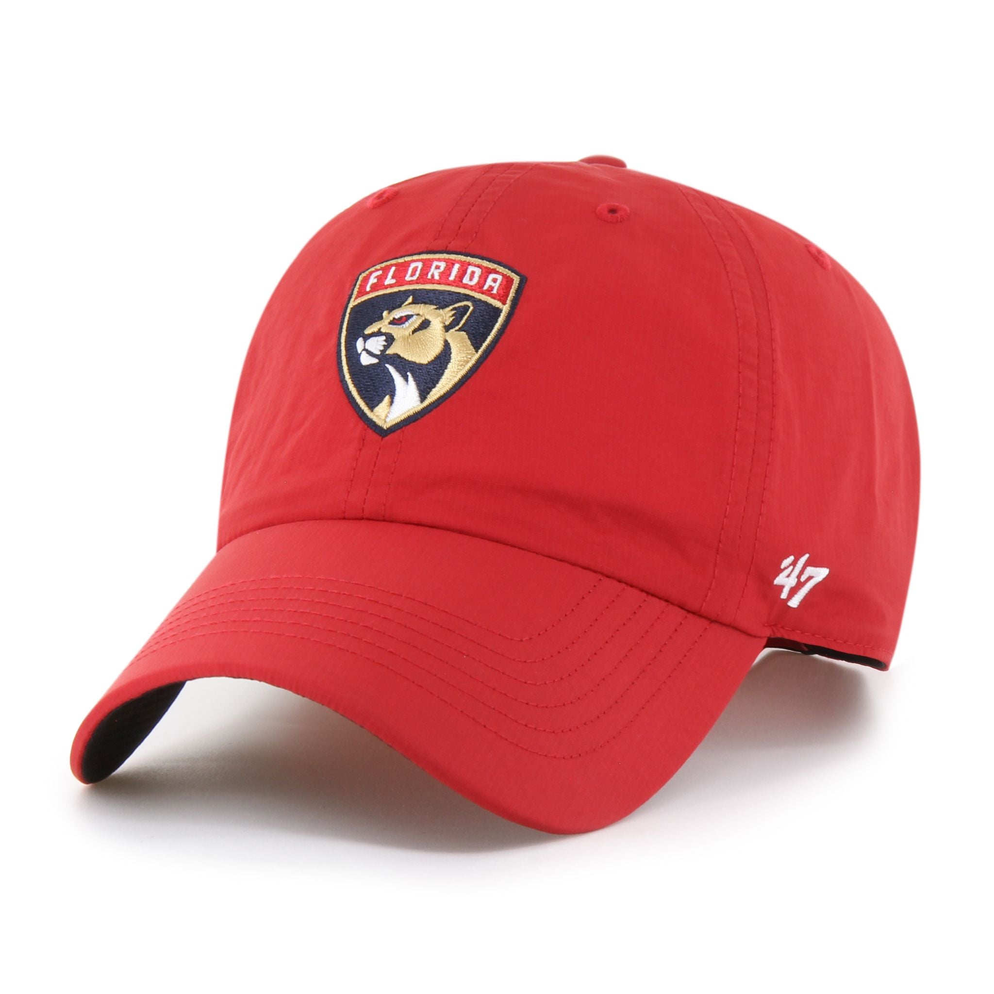 Florida Panthers '47 Brand Primary Logo Brrr Clean Up Adjustable Hat - Red