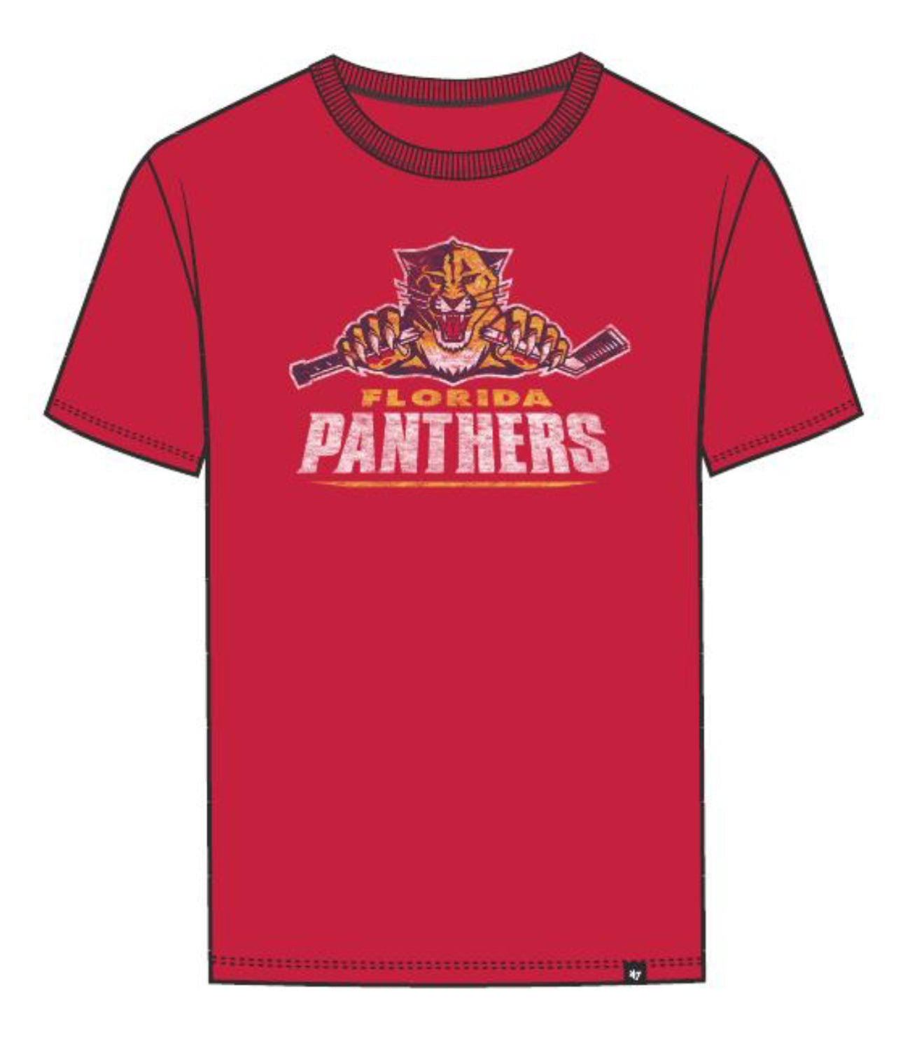 Florida Panthers 47 Brand Vintage Racer Red Premier Franklin T-Shirt - Red