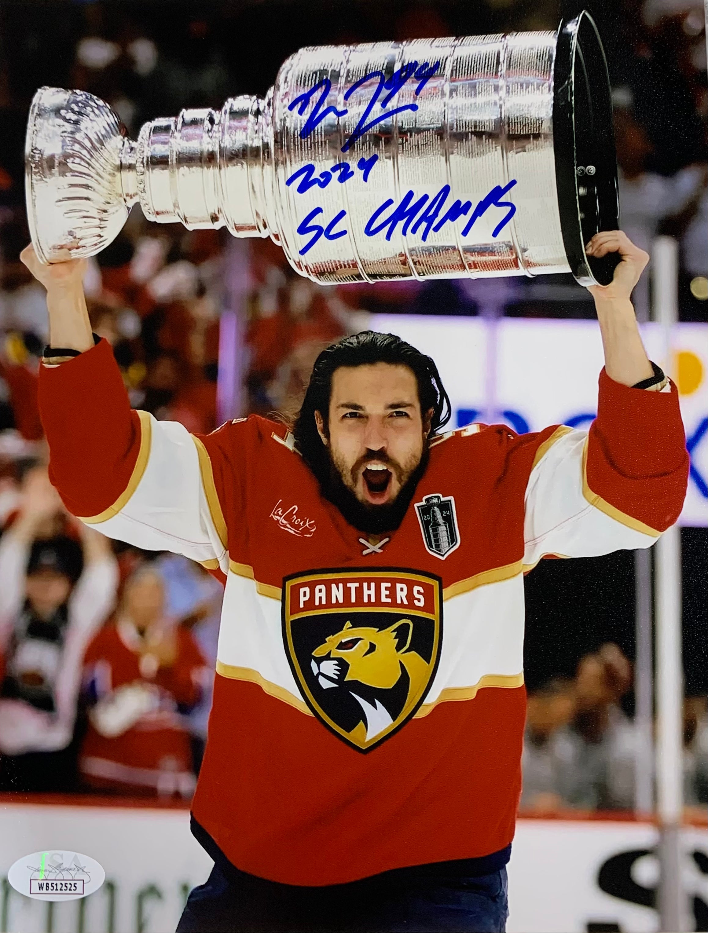 Ryan Lomberg Florida Panthers Stanley Cup Champs 8x10 Autographed Photo - JSA COA