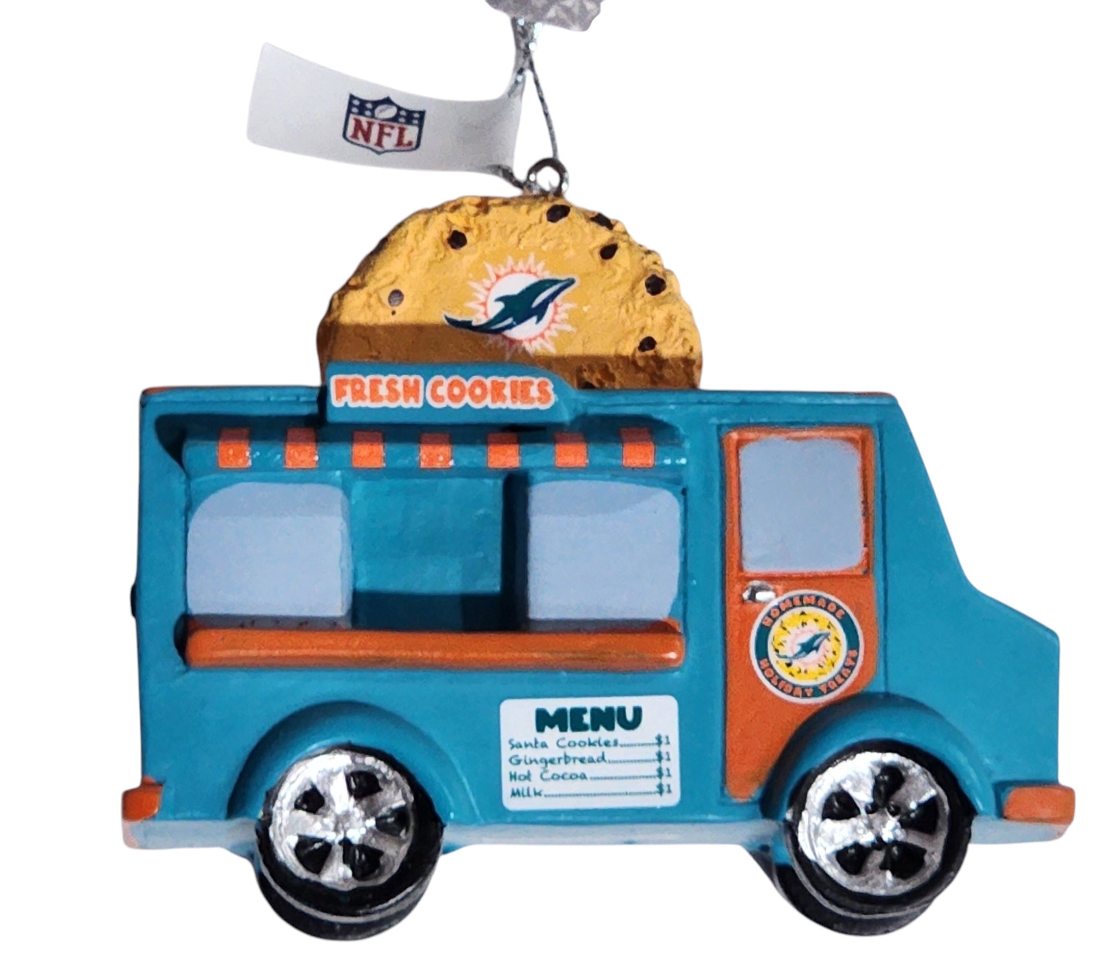 Miami Dolphins Food Truck Ornament