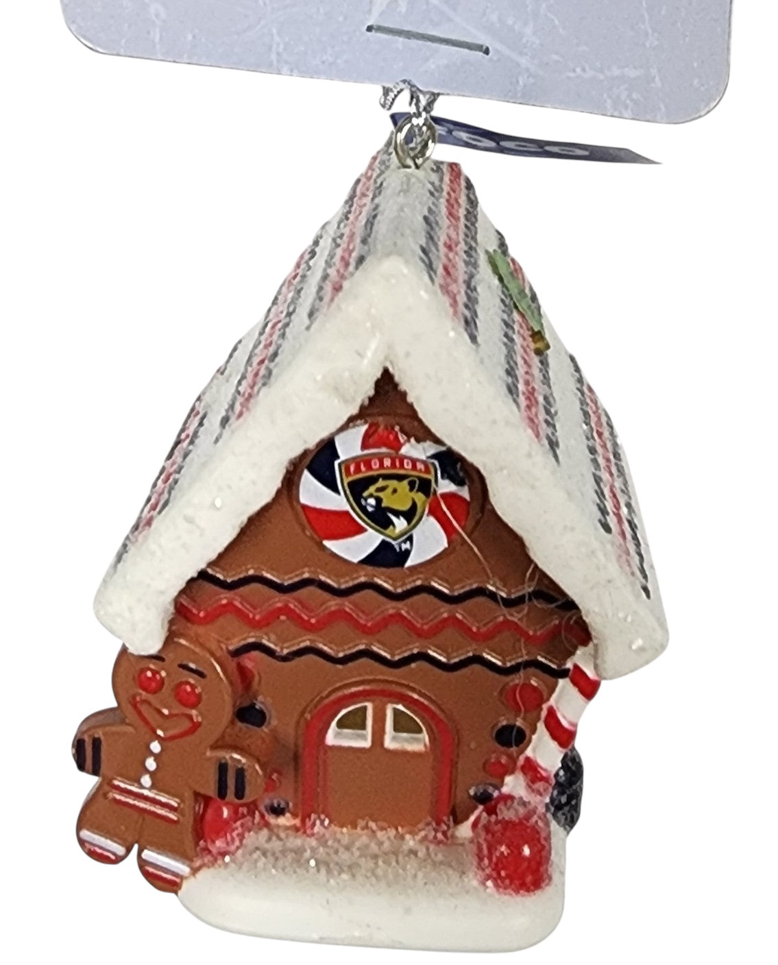 Florida Panthers Gingerbread House Ornament