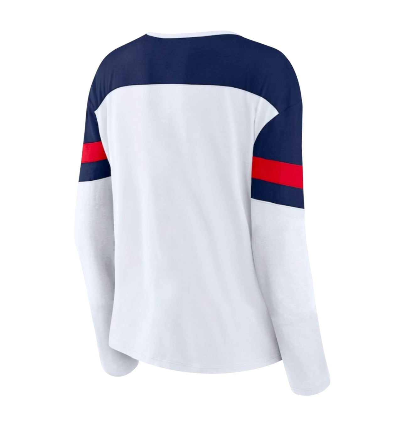 Florida Panthers Women's Frozen Long Sleeve Notch Neck T-Shirt - White/Navy