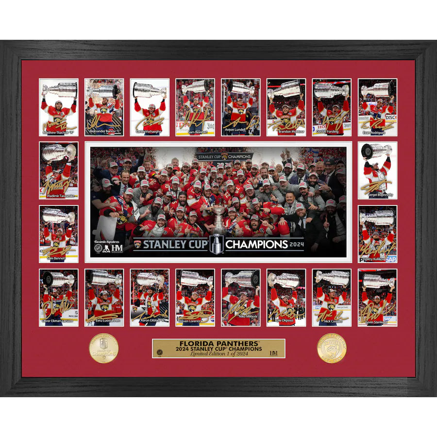 Florida Panthers 2024 Stanley Cup Champions Memorable Moments Bronze Coin Photo Mint