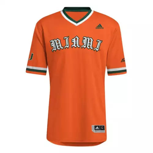 Miami Hurricanes adidas Cam Ward Baseball #1 Jersey - Orange