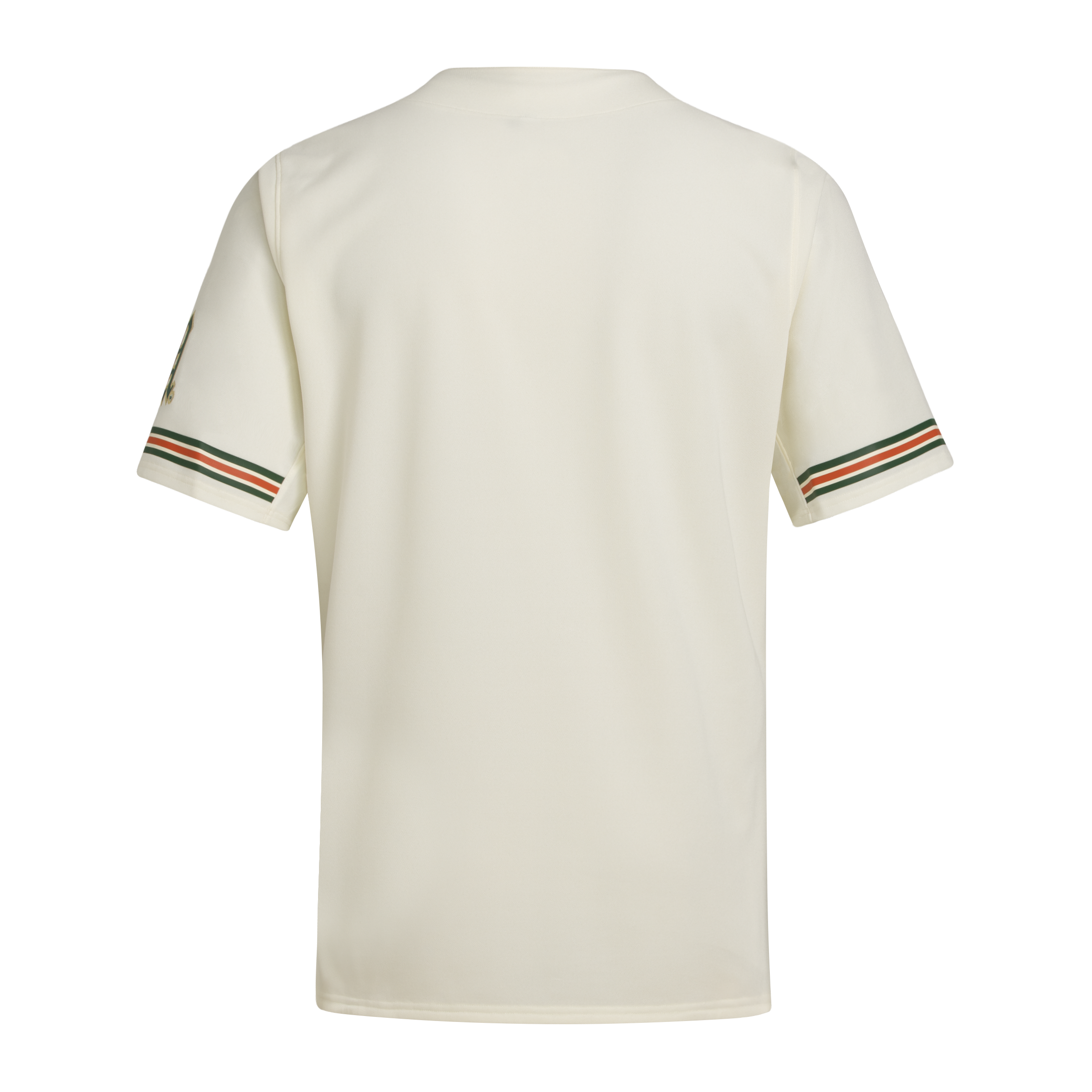 Miami Hurricanes adidas 2025 'CANES' Golden Trim Baseball Jersey - Cream