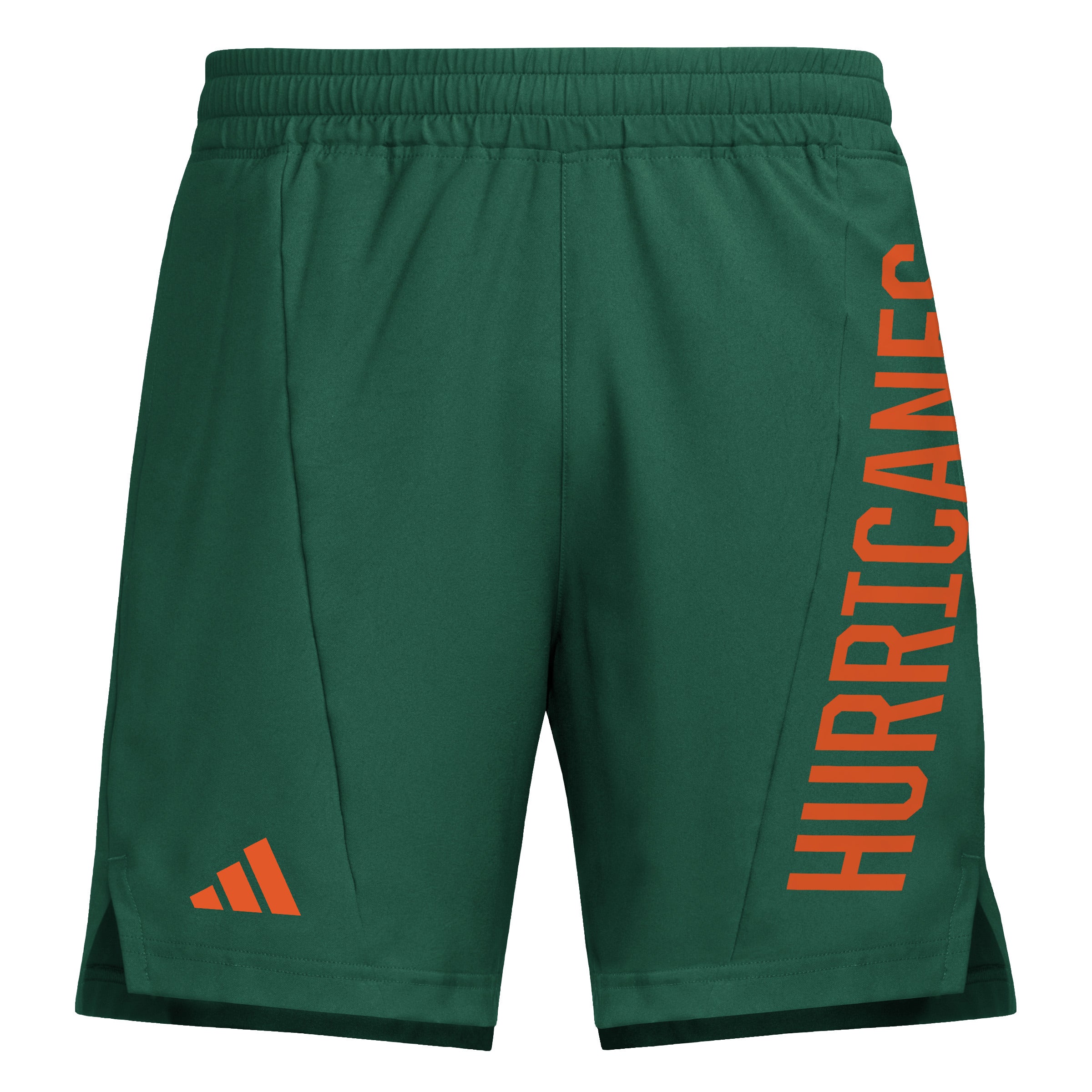 Miami Hurricanes adidas Aeroready Training Shorts 7” Inseam - Green