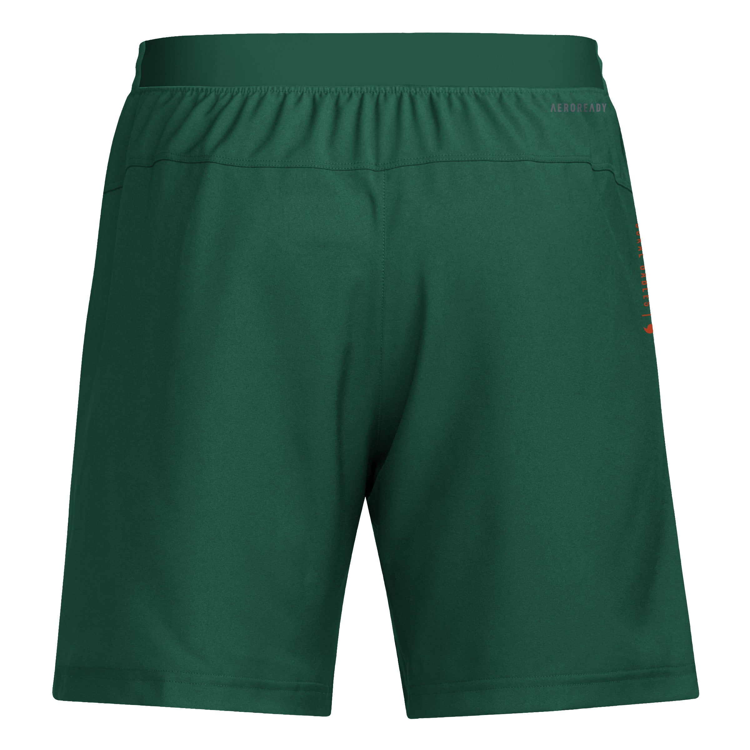 Miami Hurricanes adidas 2024 Aeroready Training Shorts 7” Inseam - Green