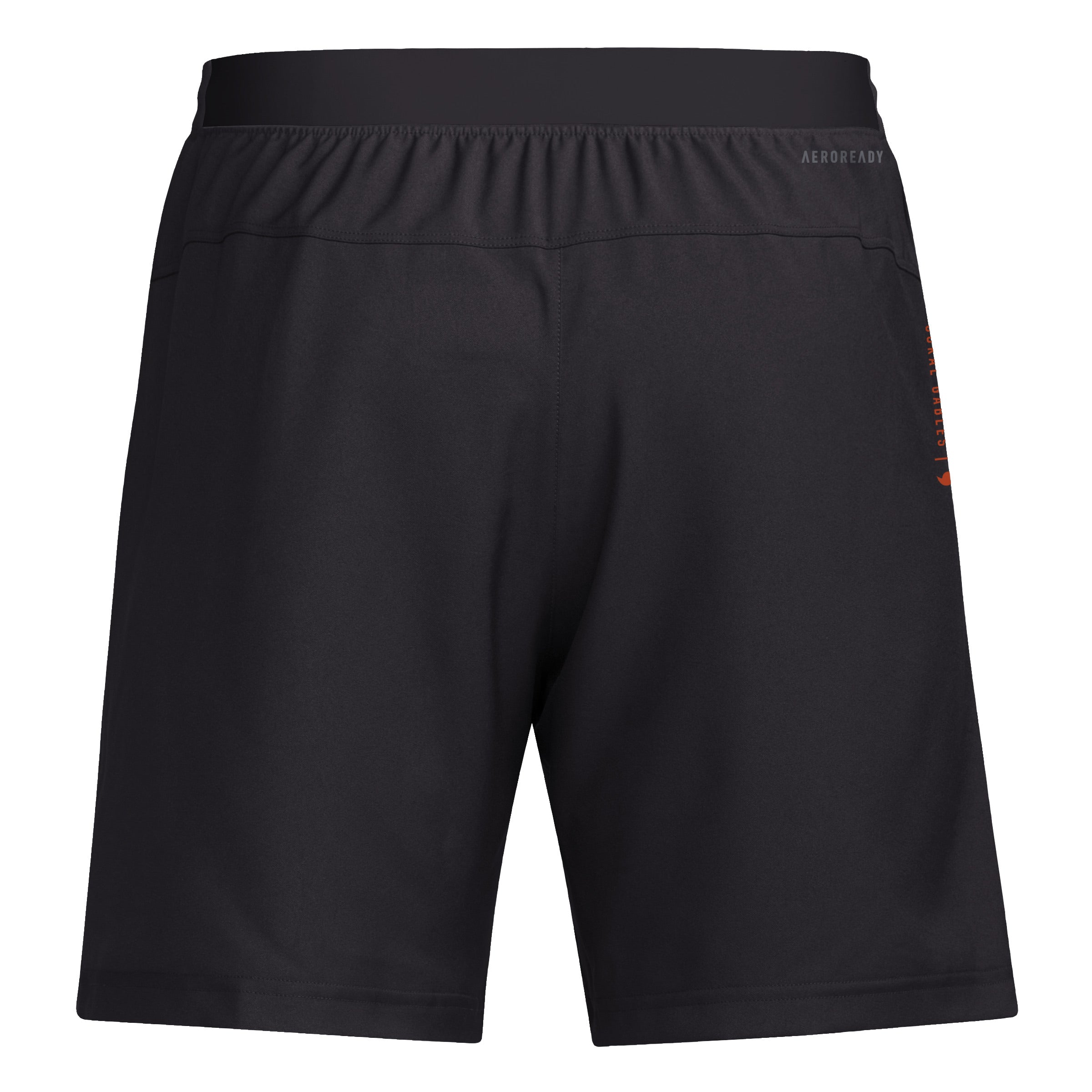 Miami Hurricanes adidas 2024 Aeroready Training Shorts 7” Inseam- Black