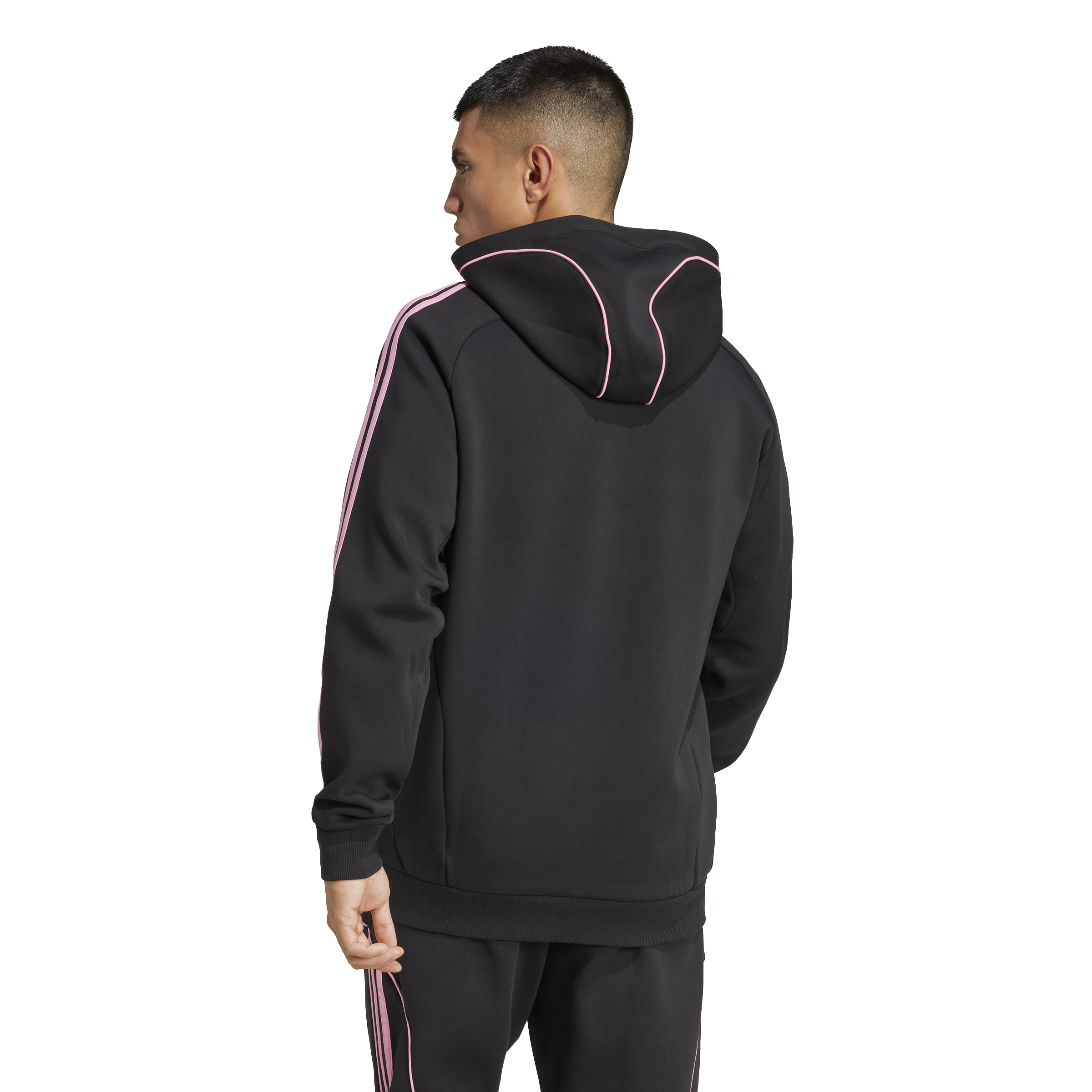 Inter Miami CF adidas 2025 Travel Pullover Hoodie - Black