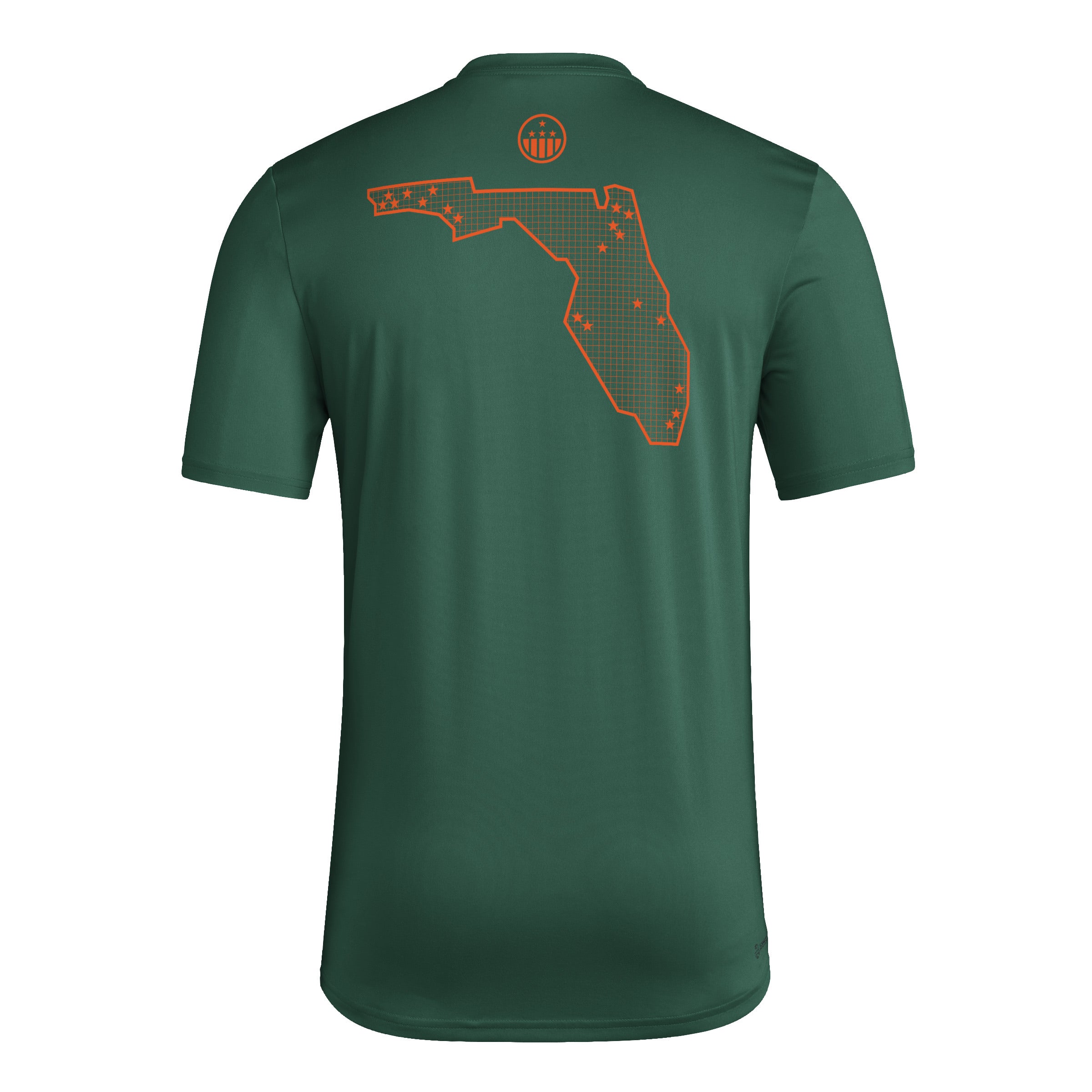 Miami Hurricanes adidas 2025 Honor & Support Pregame T-Shirt - Green