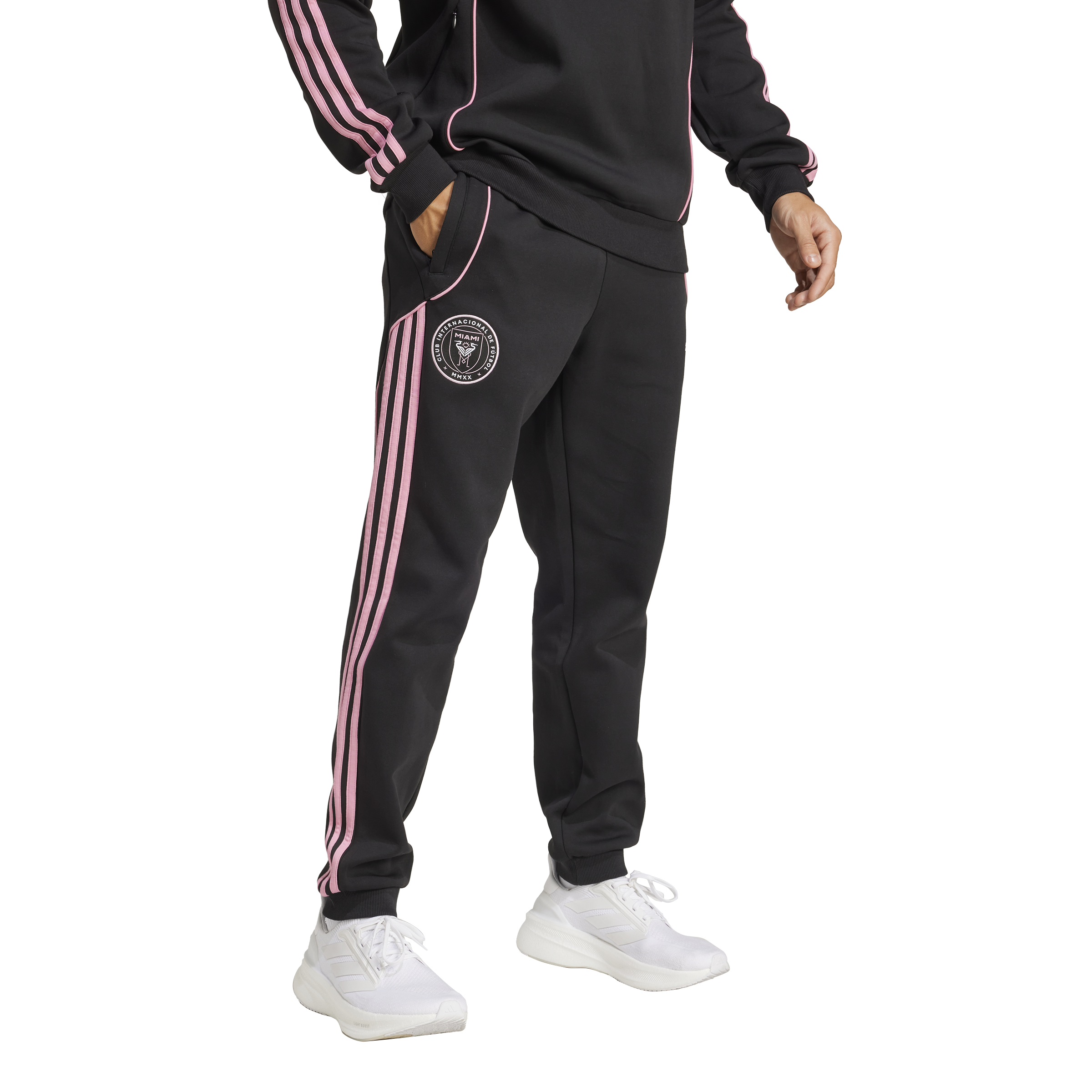 Inter Miami CF adidas 2025 Travel Pants - Black