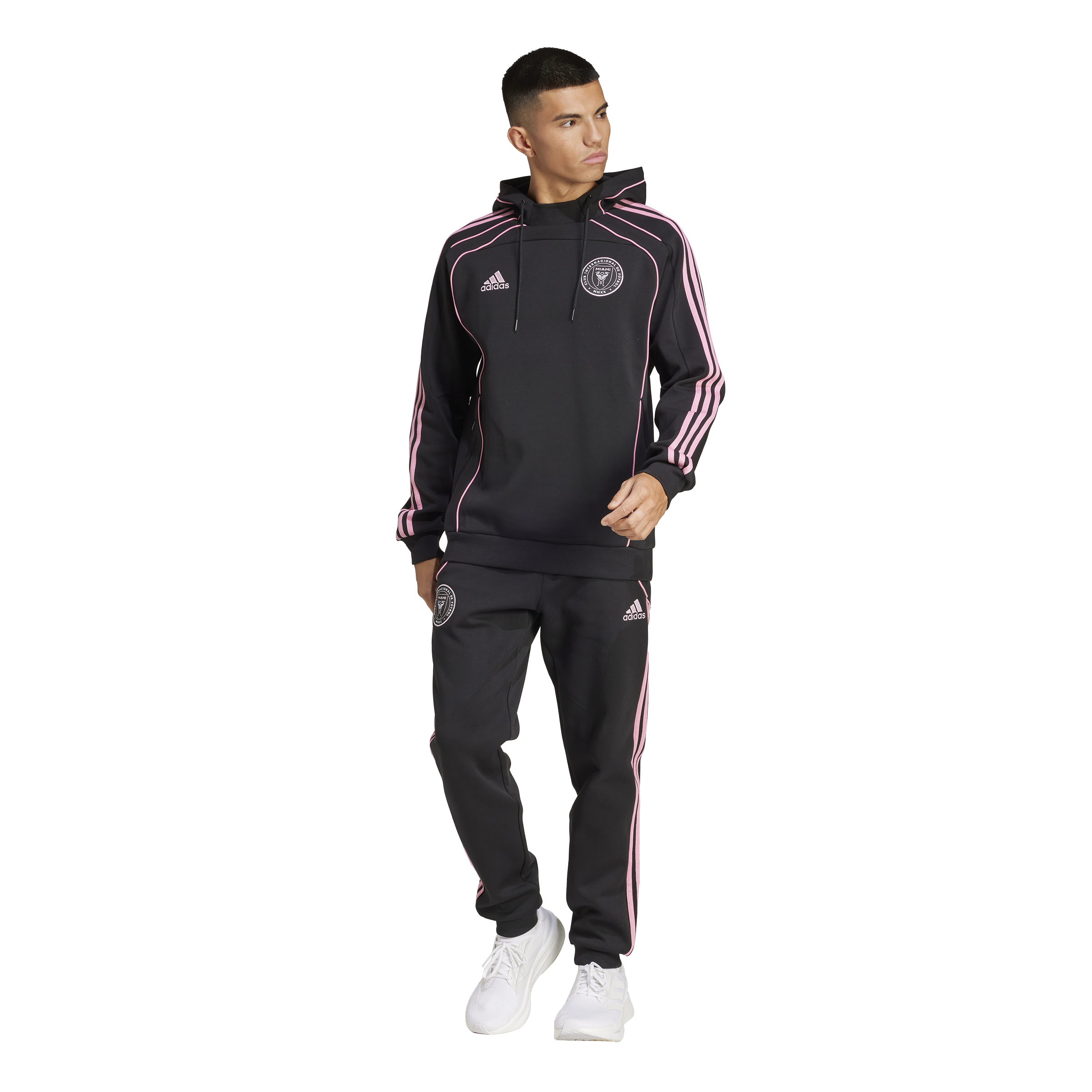 Inter Miami CF adidas 2025 Travel Pants - Black