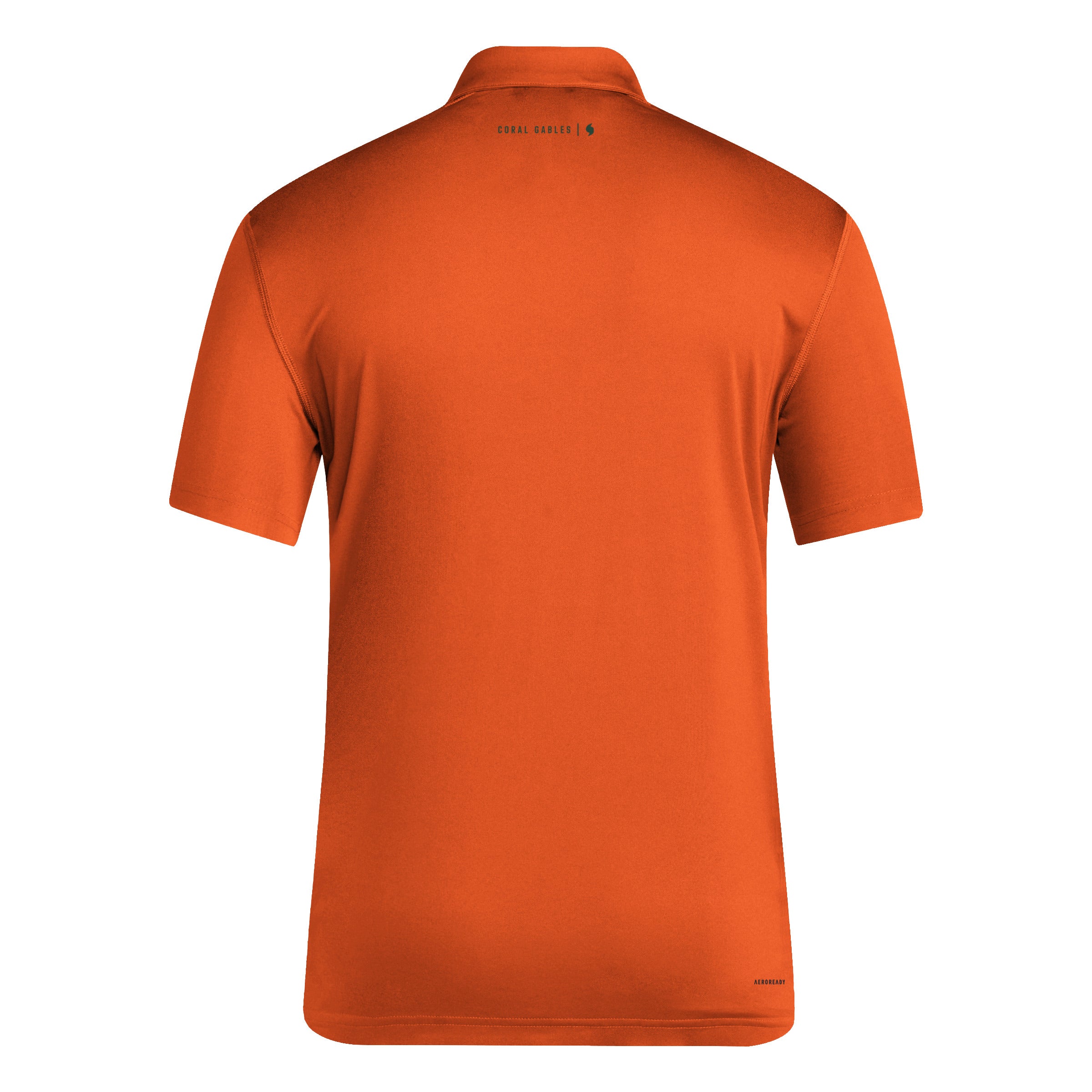 Miami Hurricanes adidas 2024 Coaches AEROREADY Polo - Orange