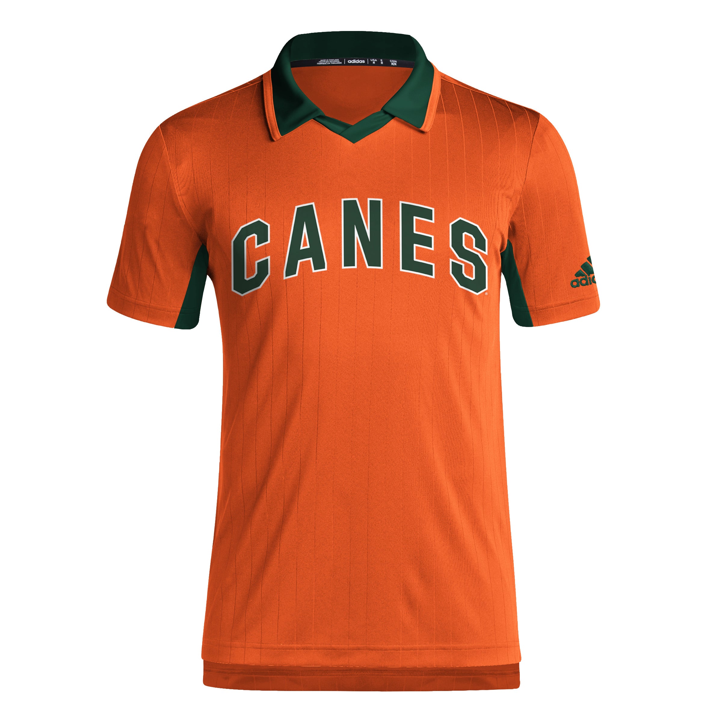 Miami Hurricanes adidas 2024 Canes Alternate Polo - Orange