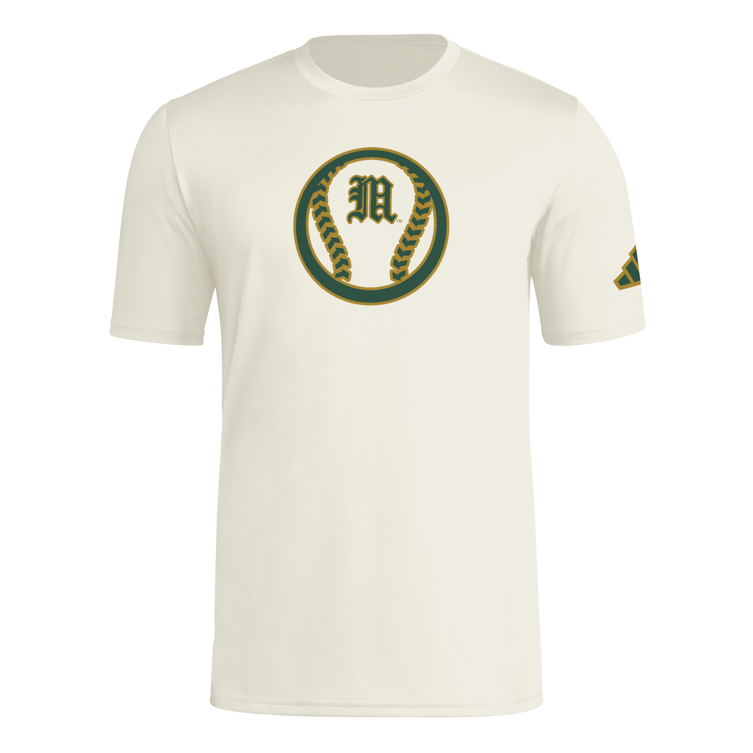 Miami Hurricanes adidas 2025 Gold Standard Pregame Baseball T-Shirt - Cream