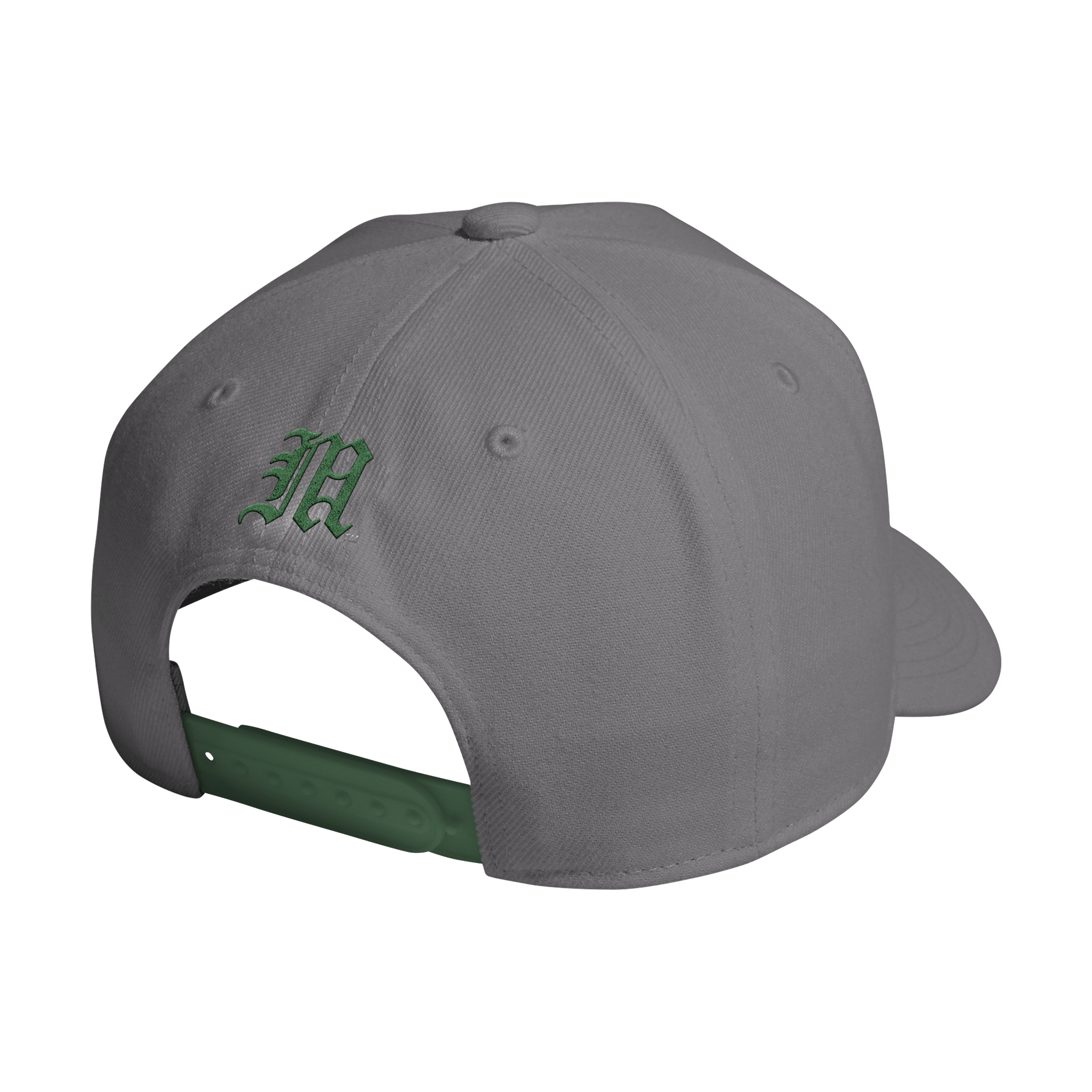 Miami Hurricanes adidas A-Frame Billboard Adjustable Snapback Hat - Grey