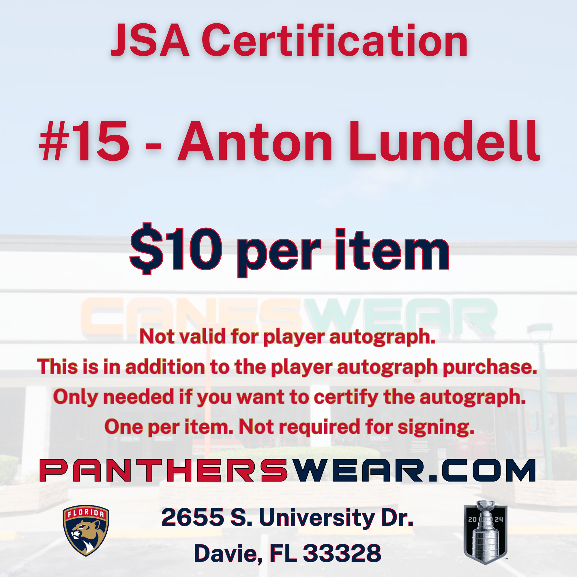JSA Certification Anton Lundell