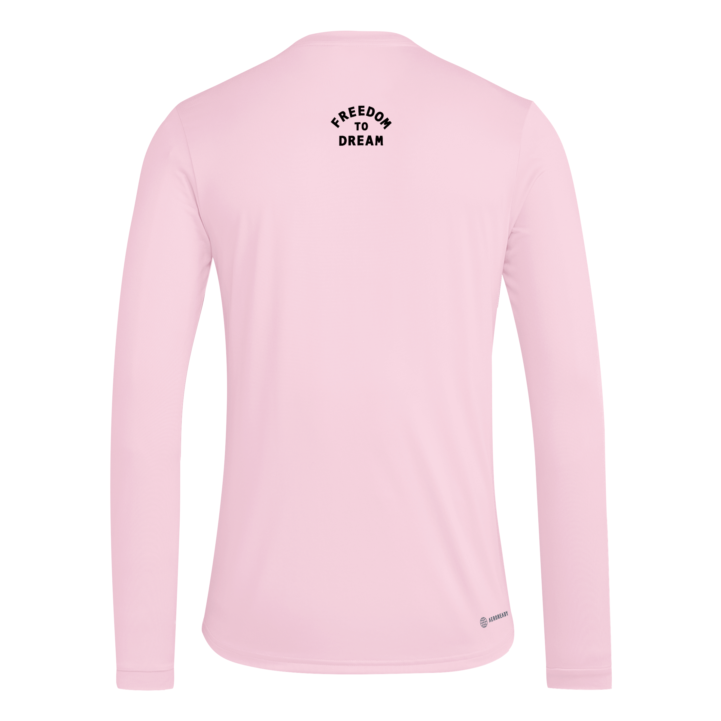 Inter Miami CF adidas 2025 'M' Tonal Pregame L/S T-Shirt - Pink