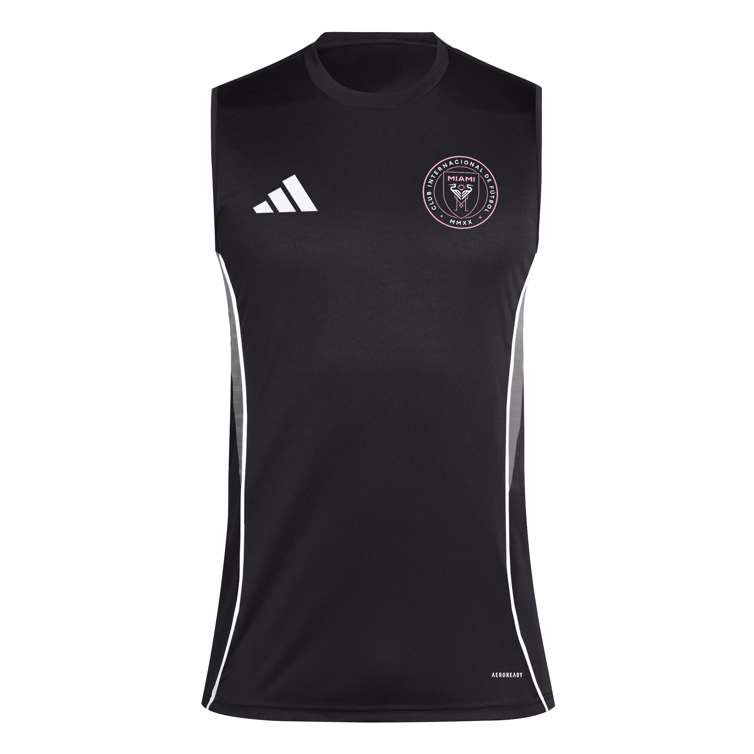 Inter Miami CF adidas 2025 Aeroready Sleeveless Training Jersey - Black