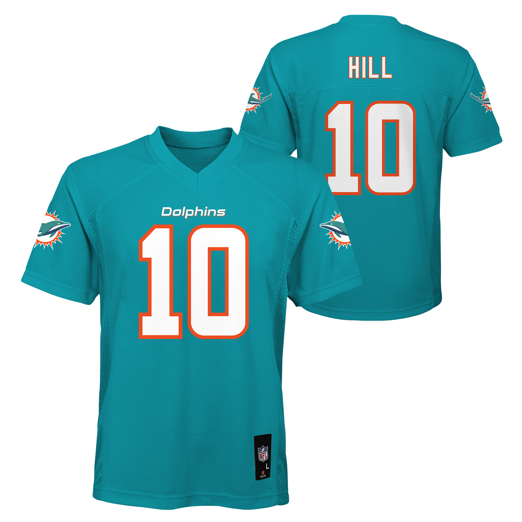 Men's Miami Dolphins Tyreek Hill #10 White Game Jersey