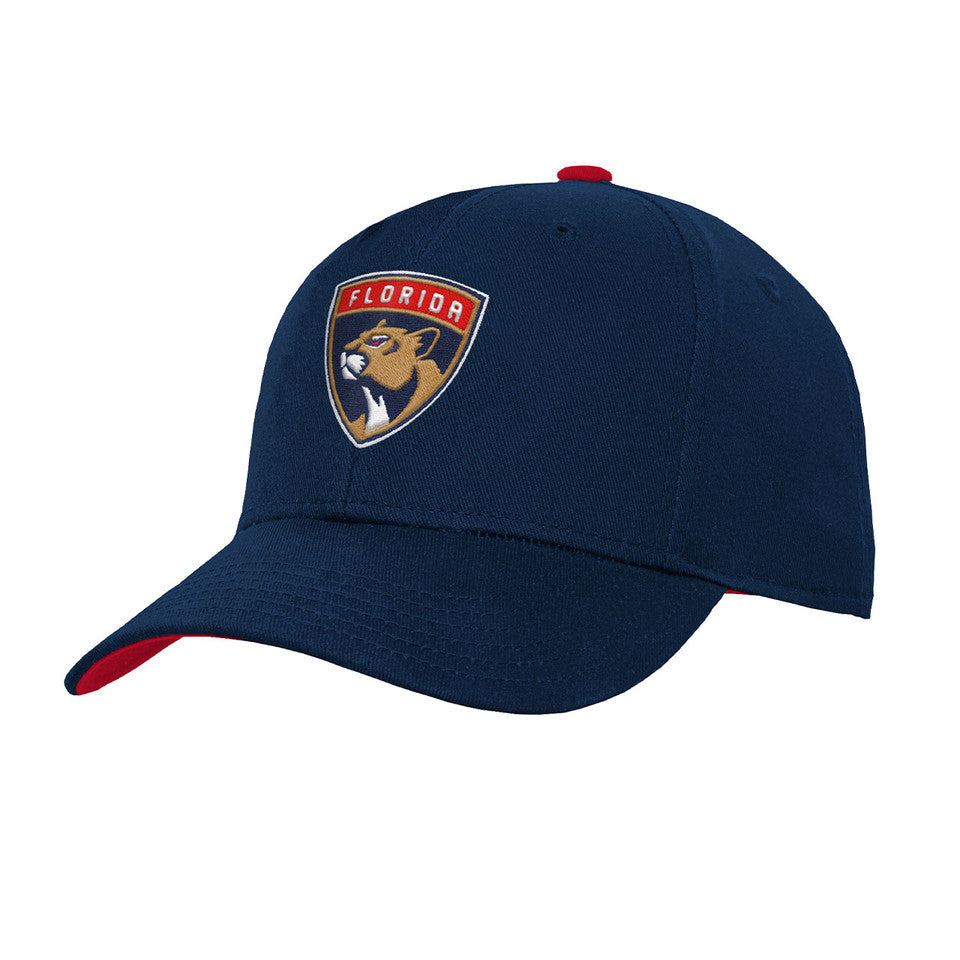 Florida Panthers Youth Primary Logo Snapback Hat - Navy