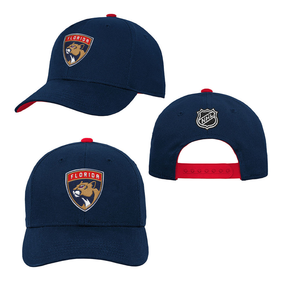 Florida Panthers Youth Primary Logo Snapback Hat - Navy