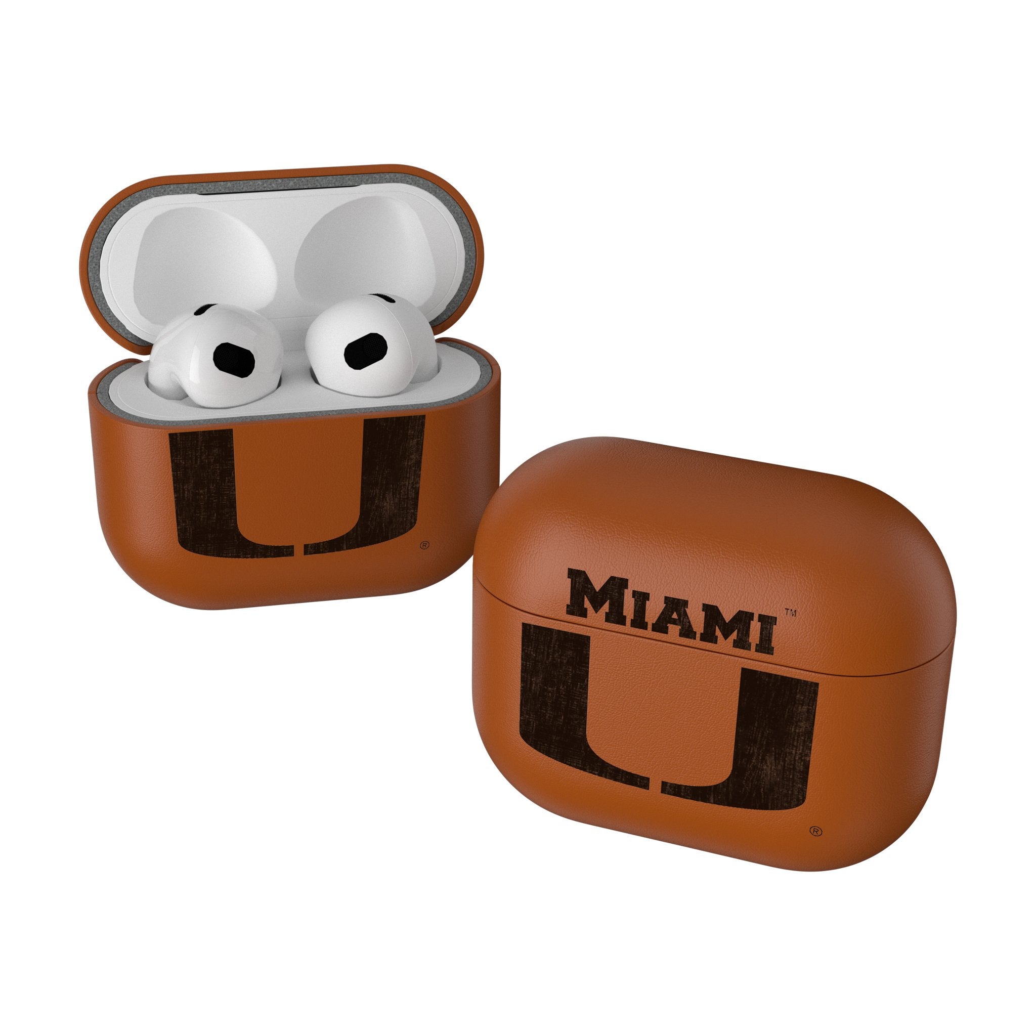 Miami Hurricanes Burn AirPod Case Cover