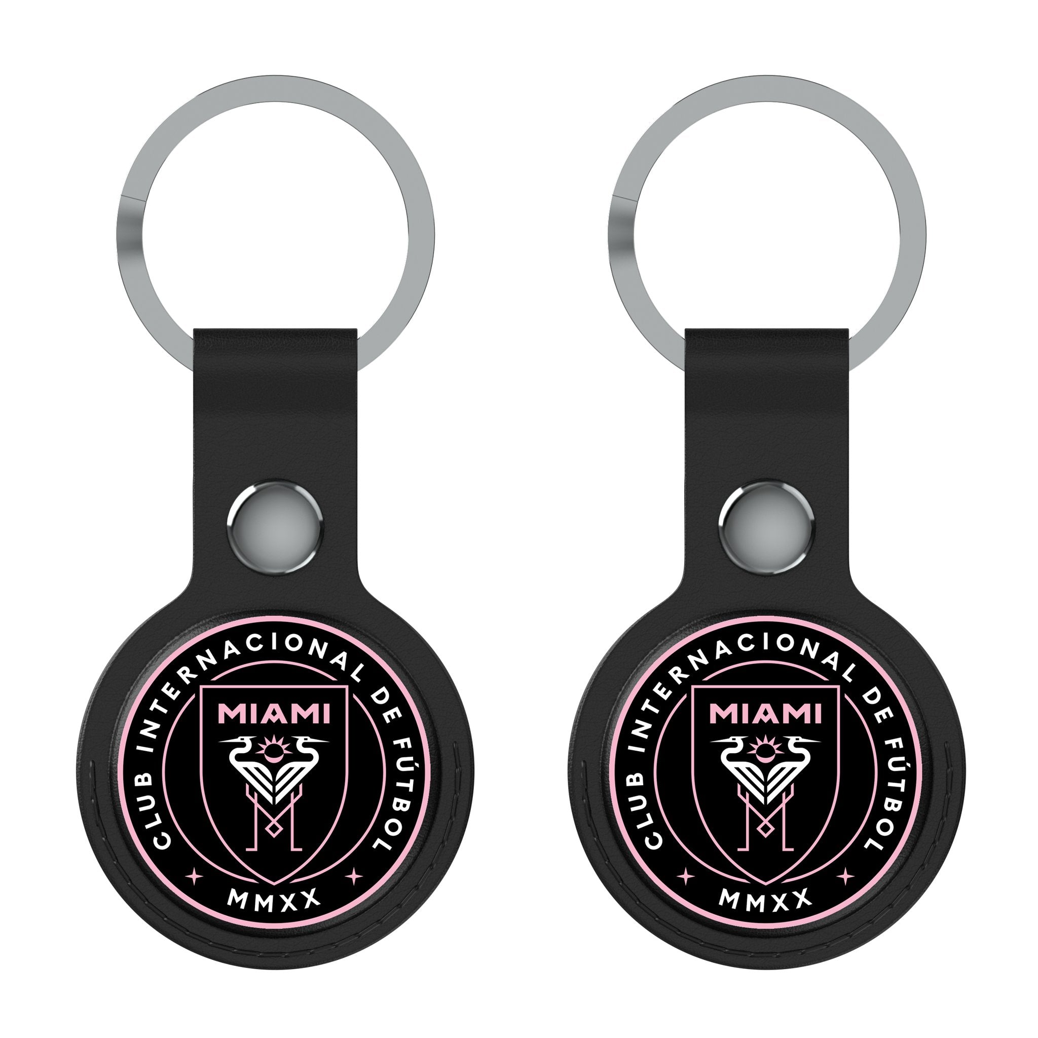 Inter Miami CF  Insignia Black Airtag Holder 2-Pack