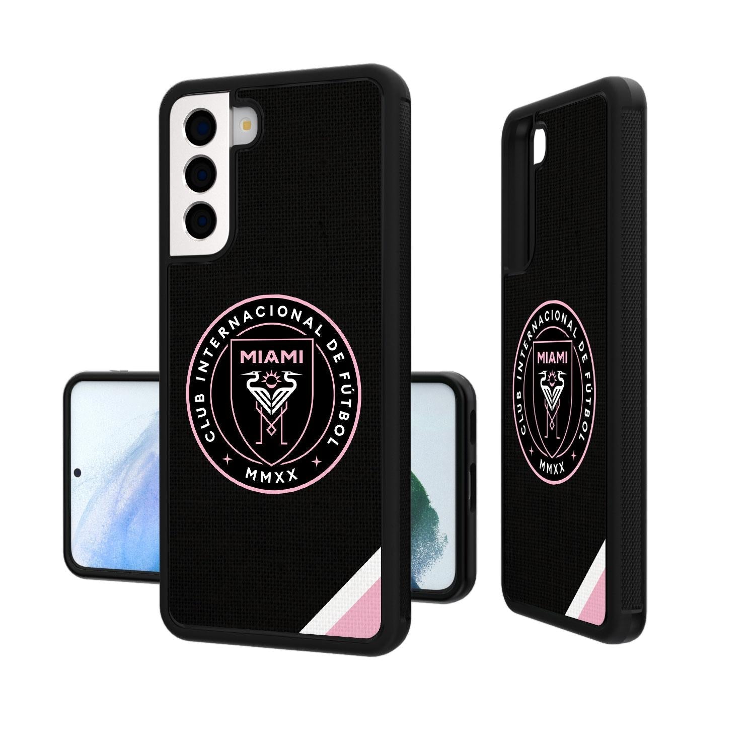 Inter Miami CF Diagonal Stripe Bump Case