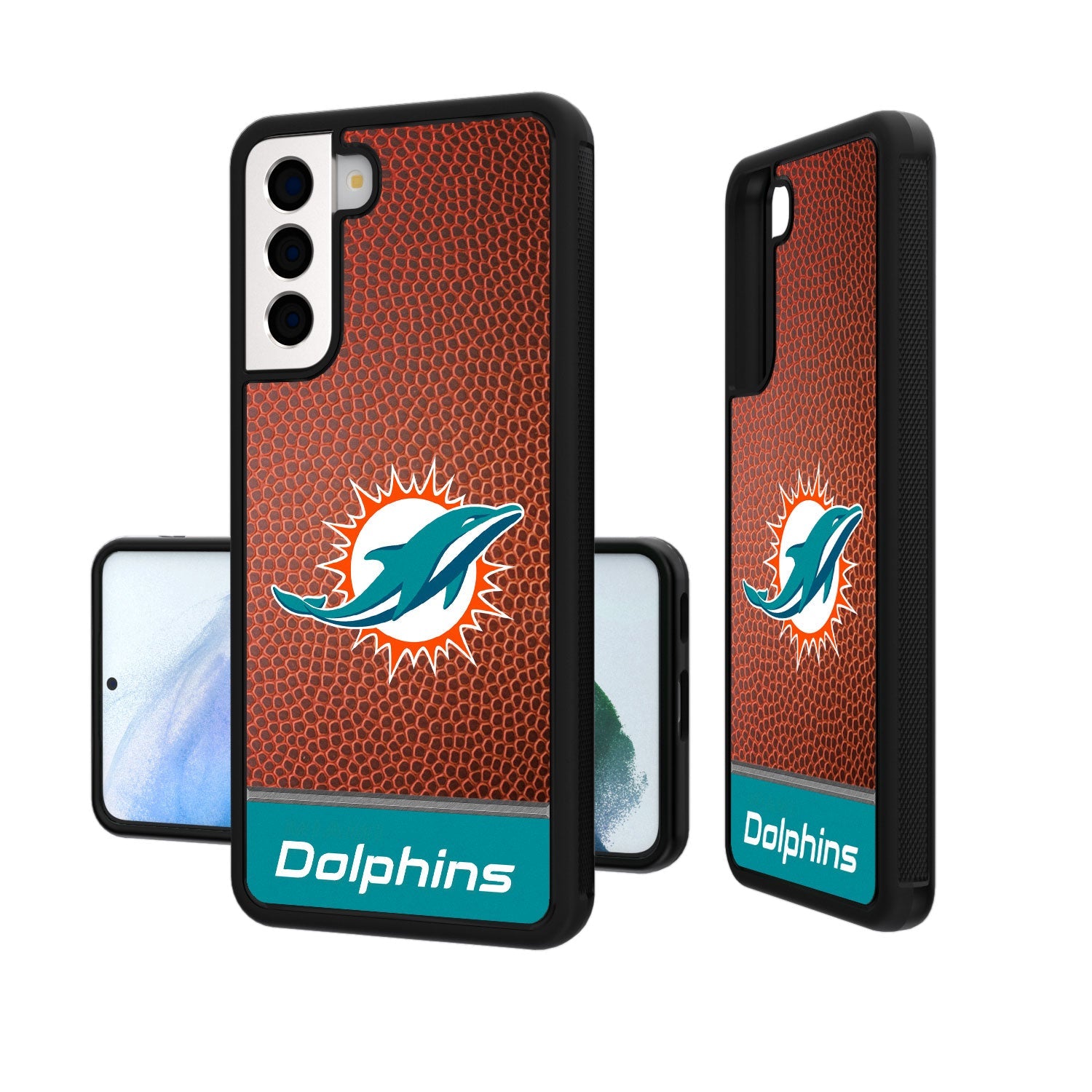 Miami Dolphins Football Wordmark Bump Case