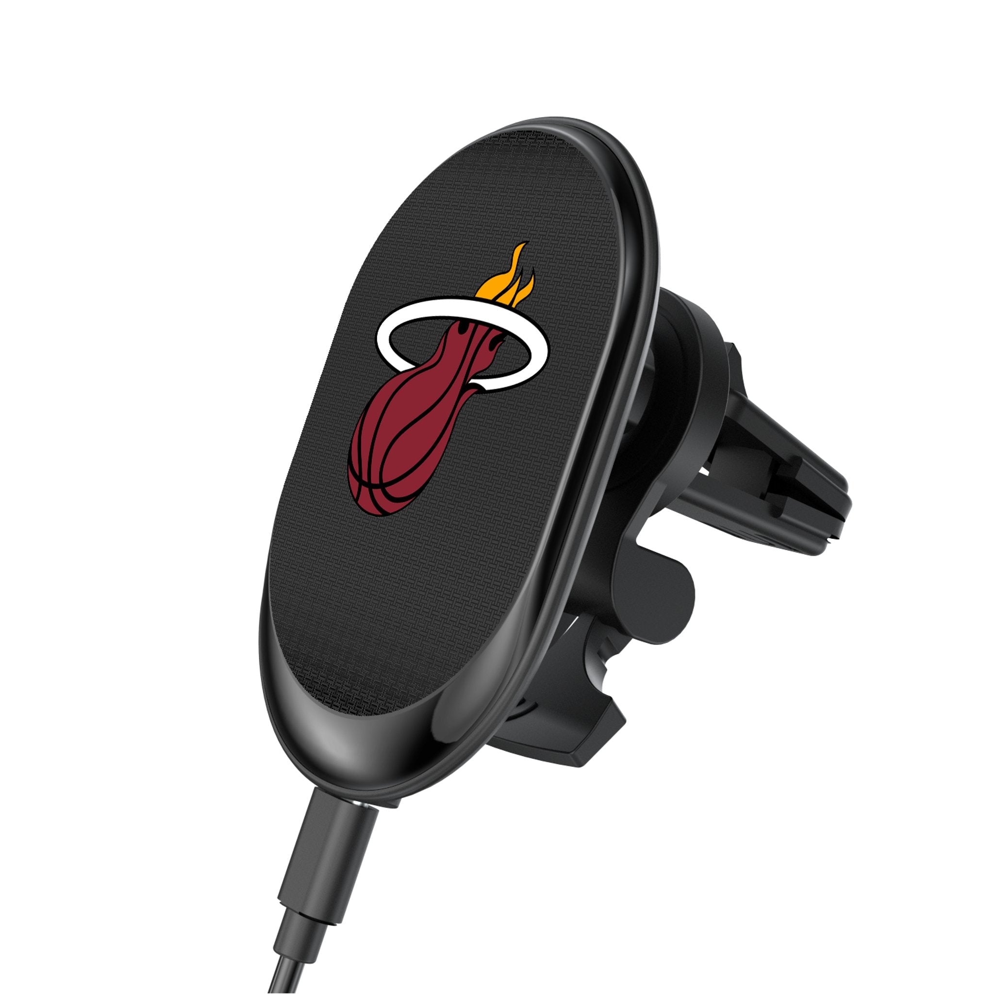 Miami Heat Linen Wireless Mag Car Charger