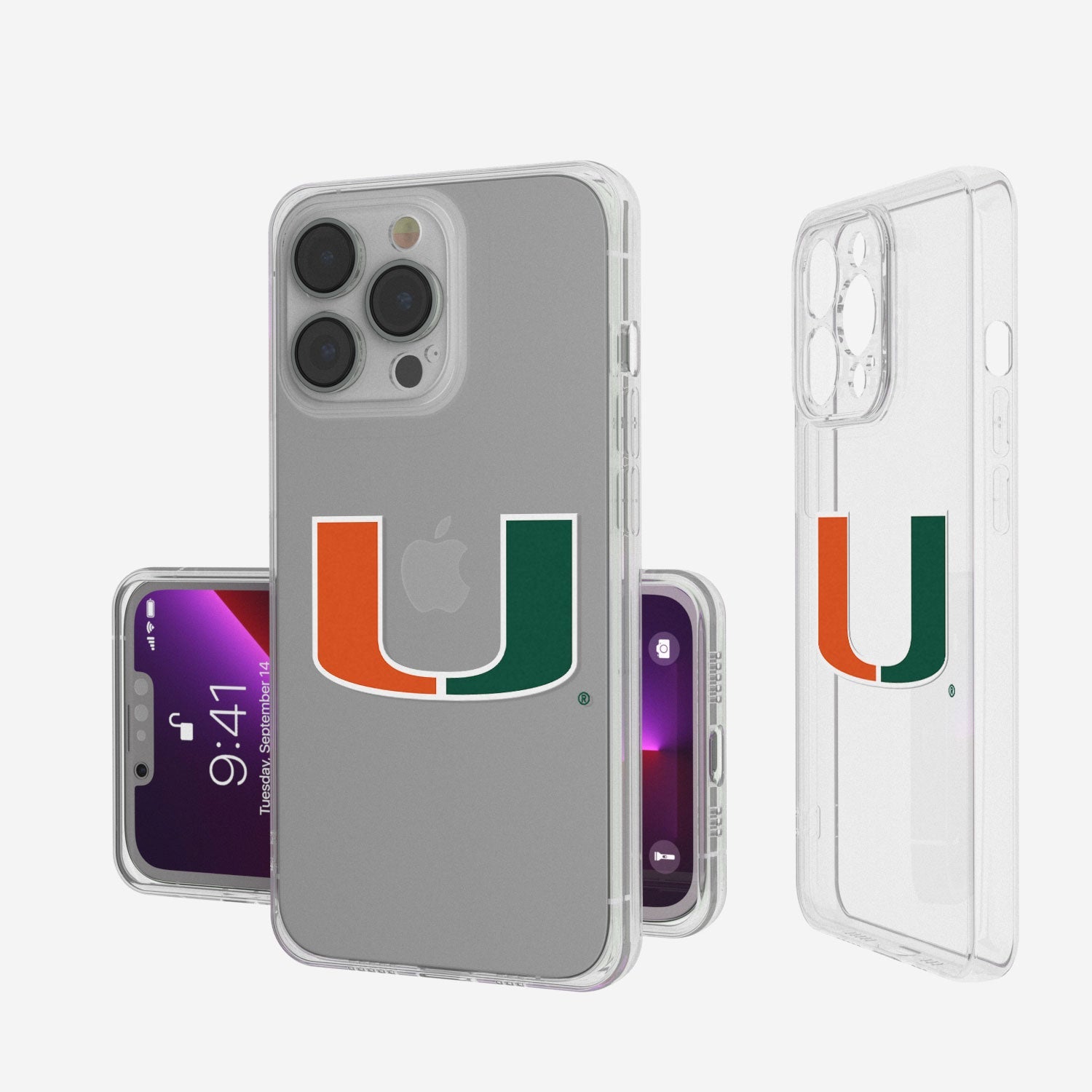 Miami Hurricanes Insignia Clear Case