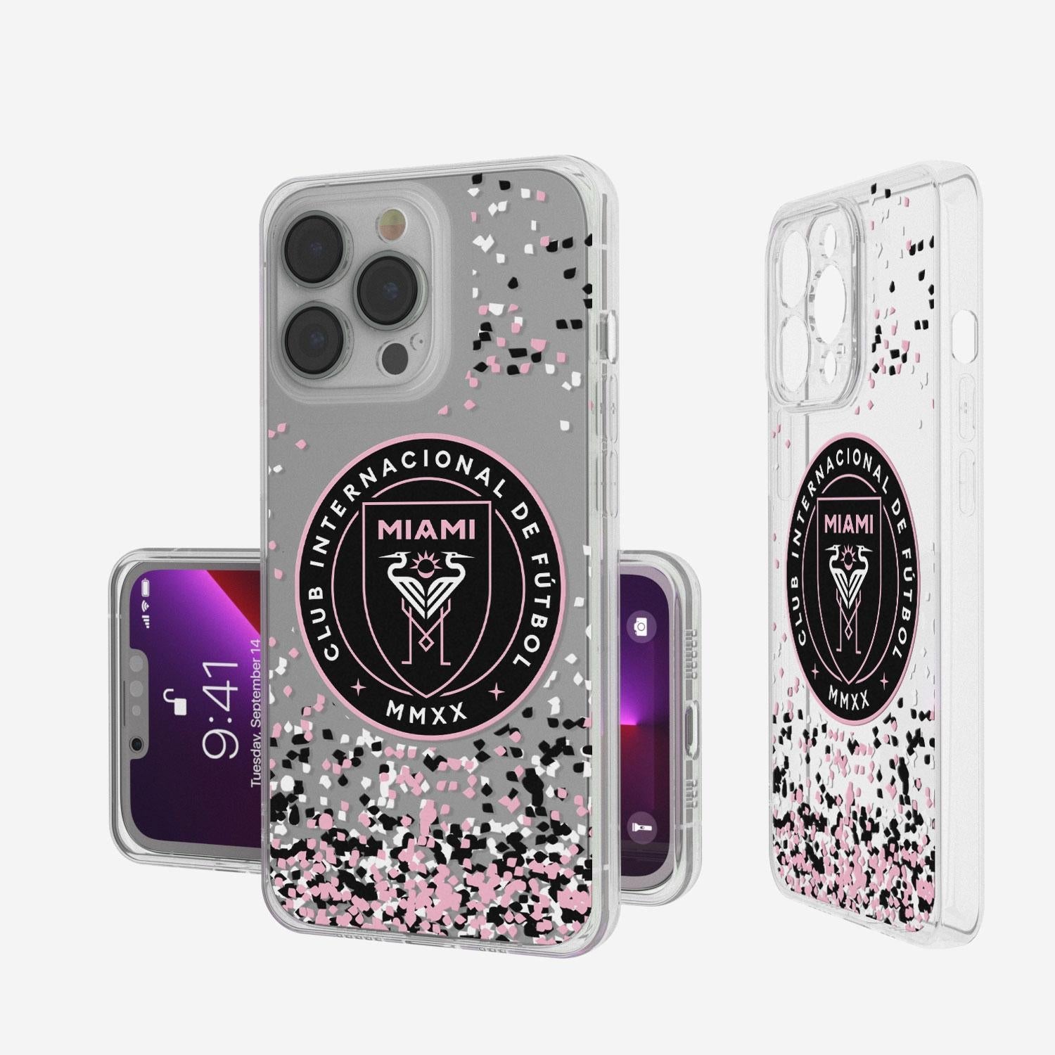 Inter Miami CF Confetti Clear Case