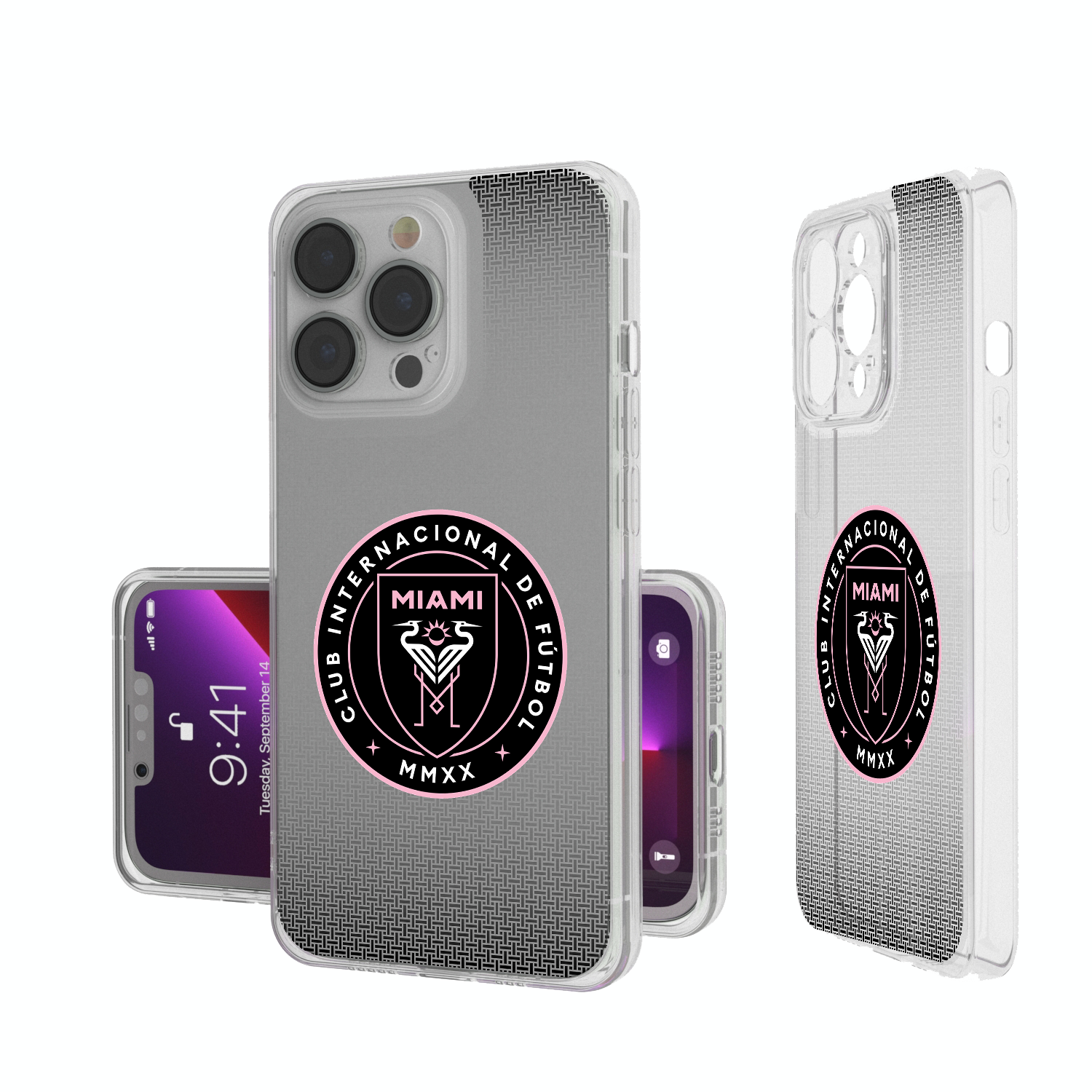 Inter Miami CF Linen Clear Phone Case