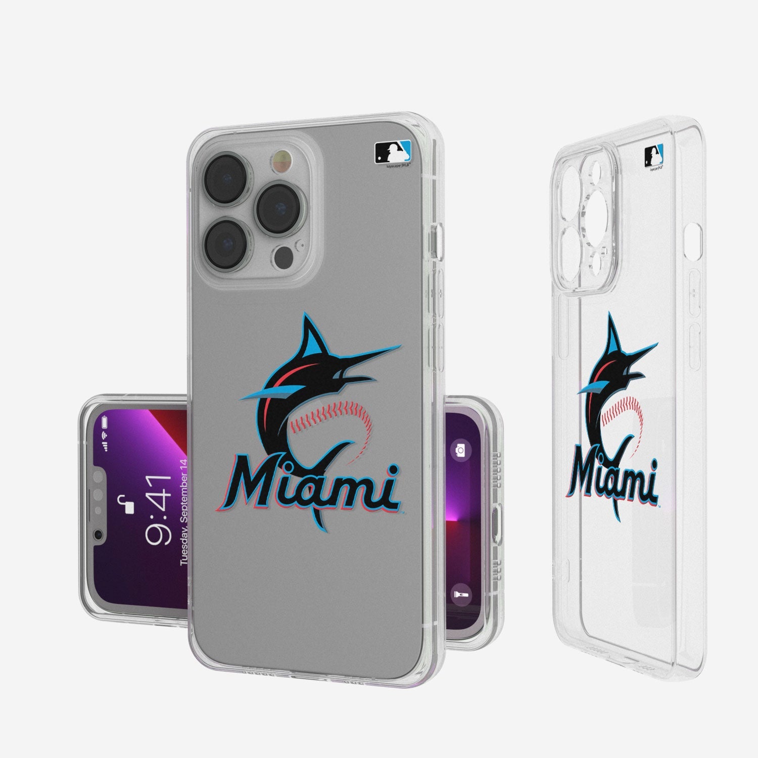 Miami Marlins Insignia Clear Case