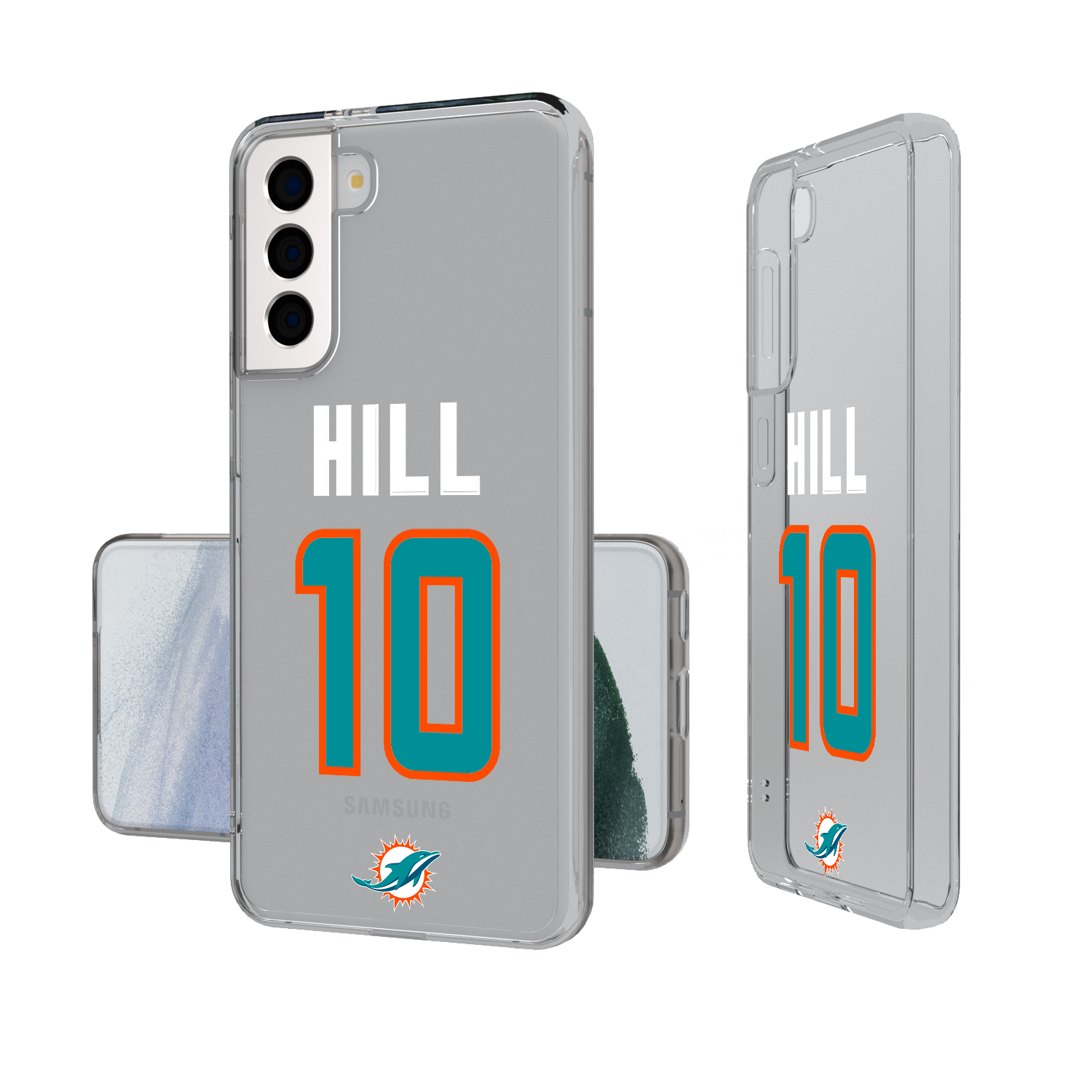 Tyreek Hill Miami Dolphins 10 Ready Clear Phone Case