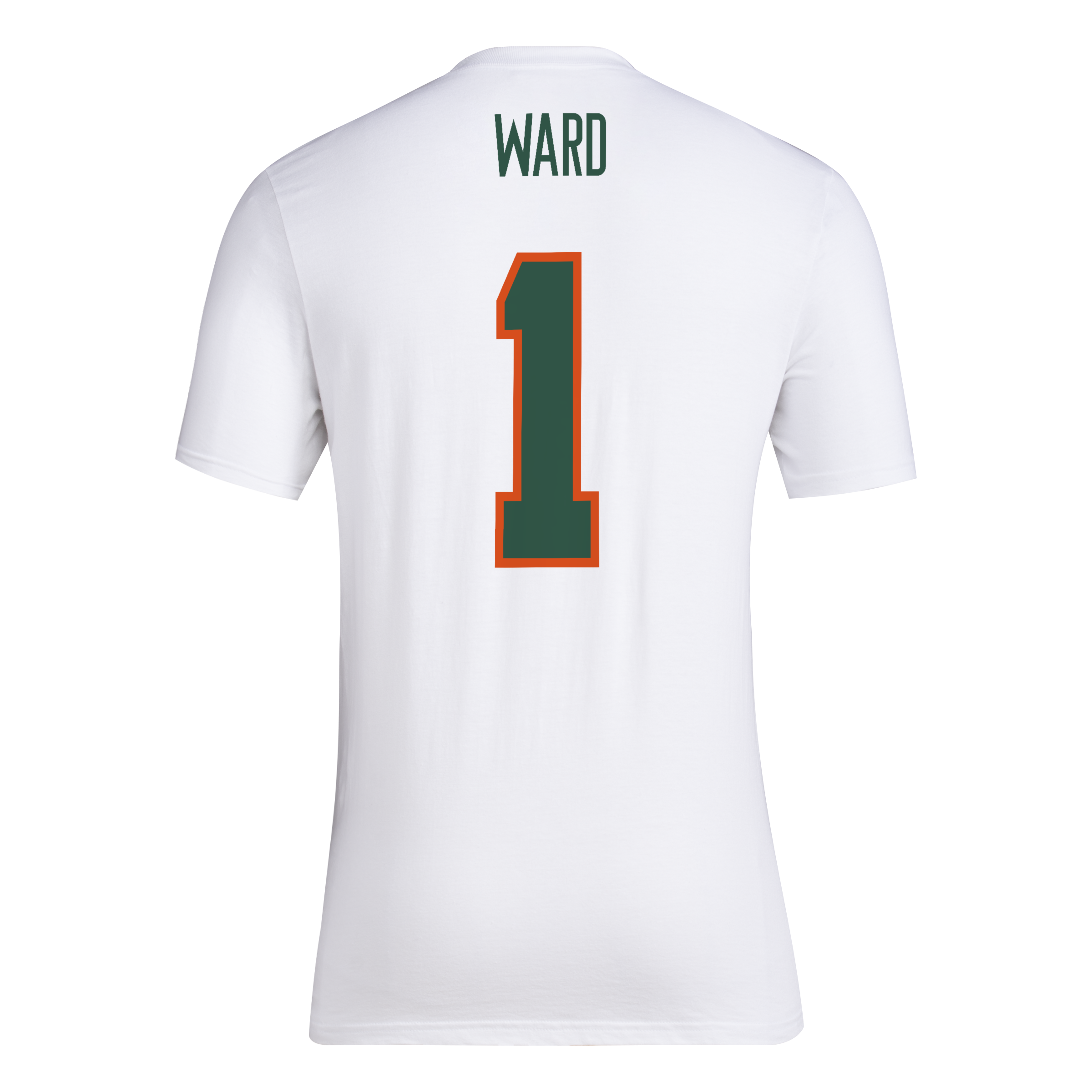 Miami Hurricanes adidas 2025 Cam Ward Player T-Shirt - White