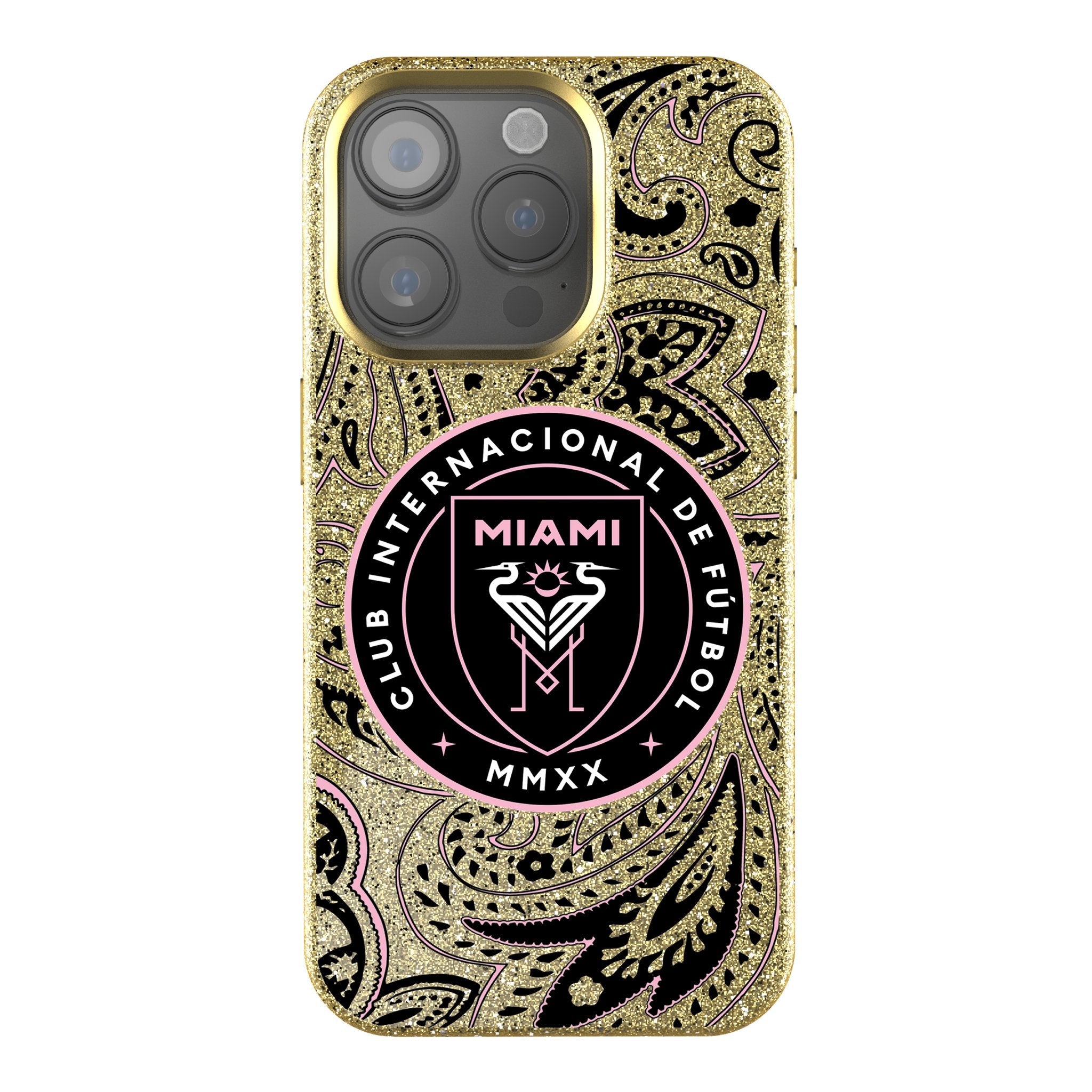 Inter Miami CF  Paisley Bling Phone Case