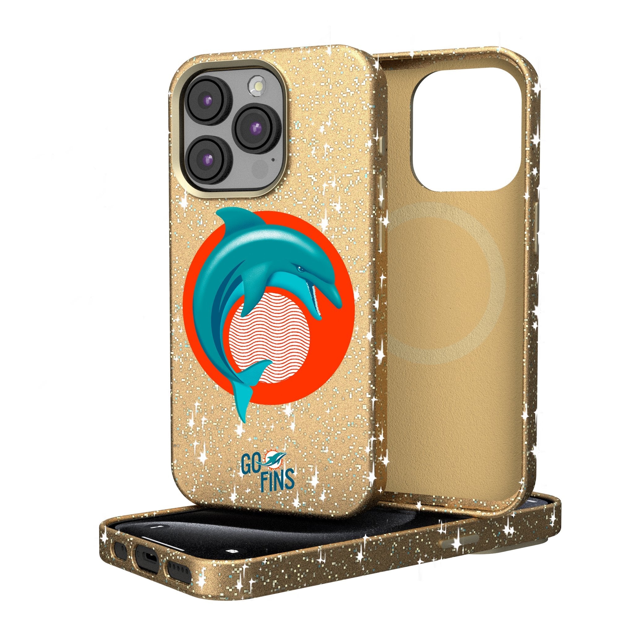 Miami Dolphins 2024 Illustrated Limited Edition Bling Phone Case