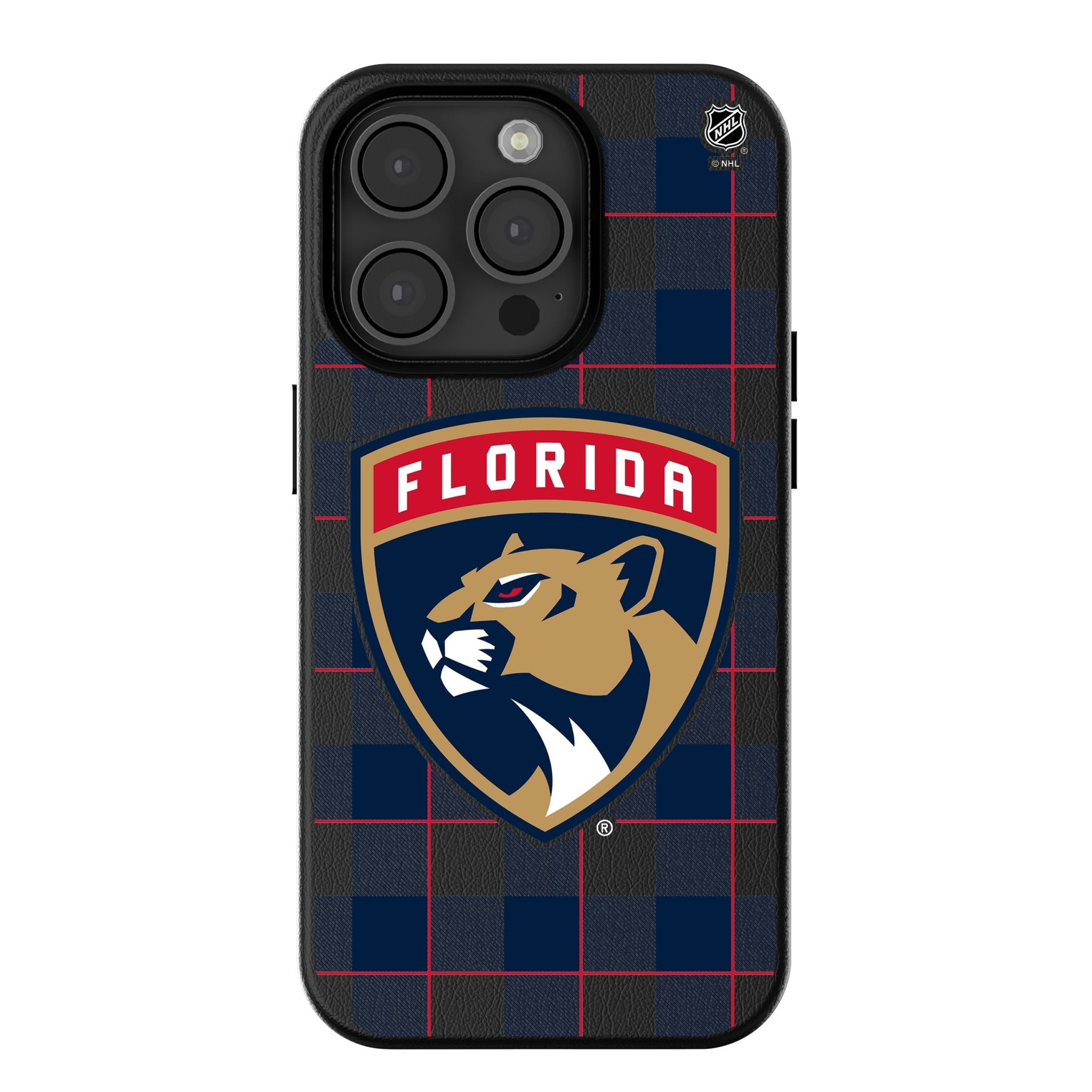 Florida Panthers Plaid MagSafe Compatible Phone Case