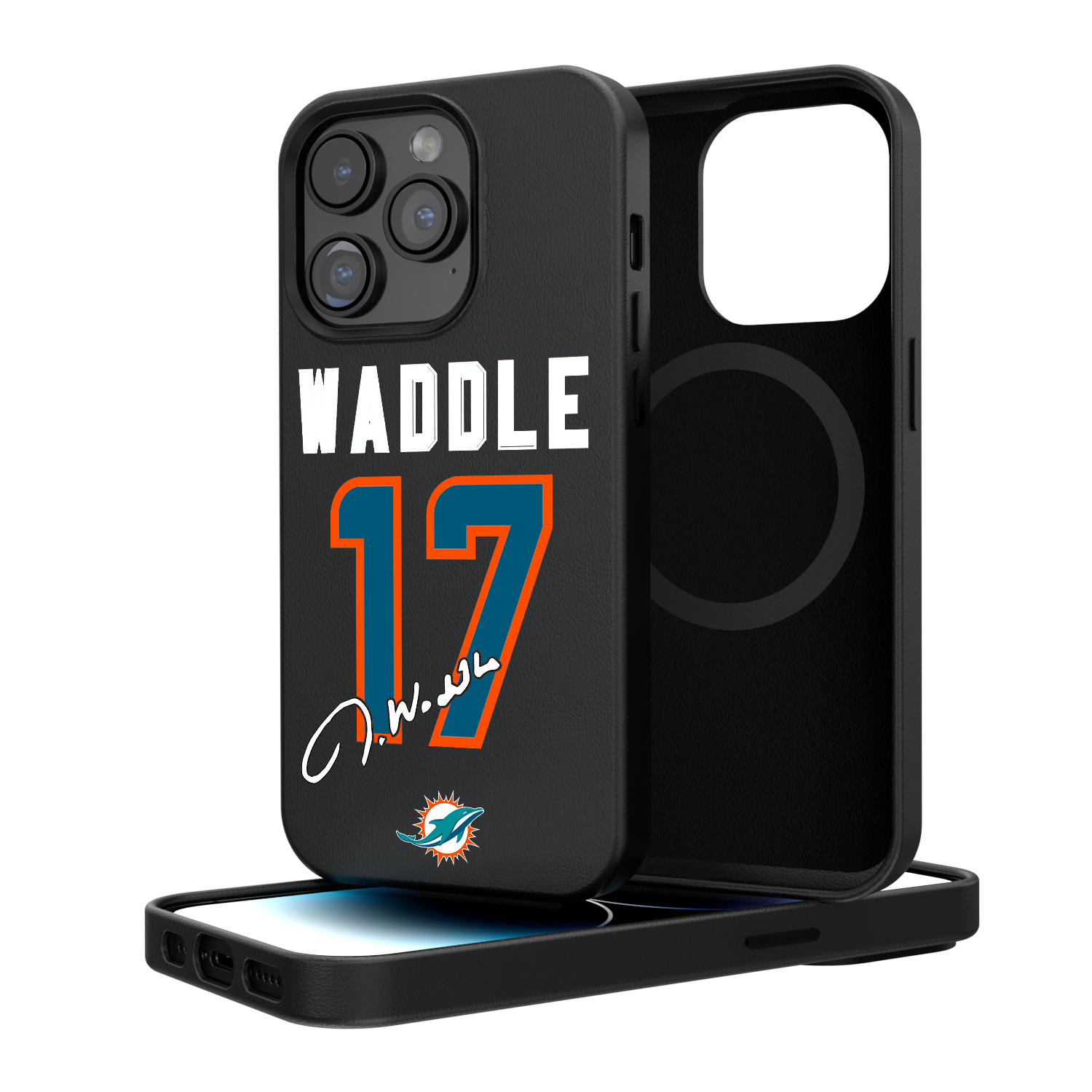 Jaylen Waddle Miami Dolphins 17 Ready Magnetic Phone Case