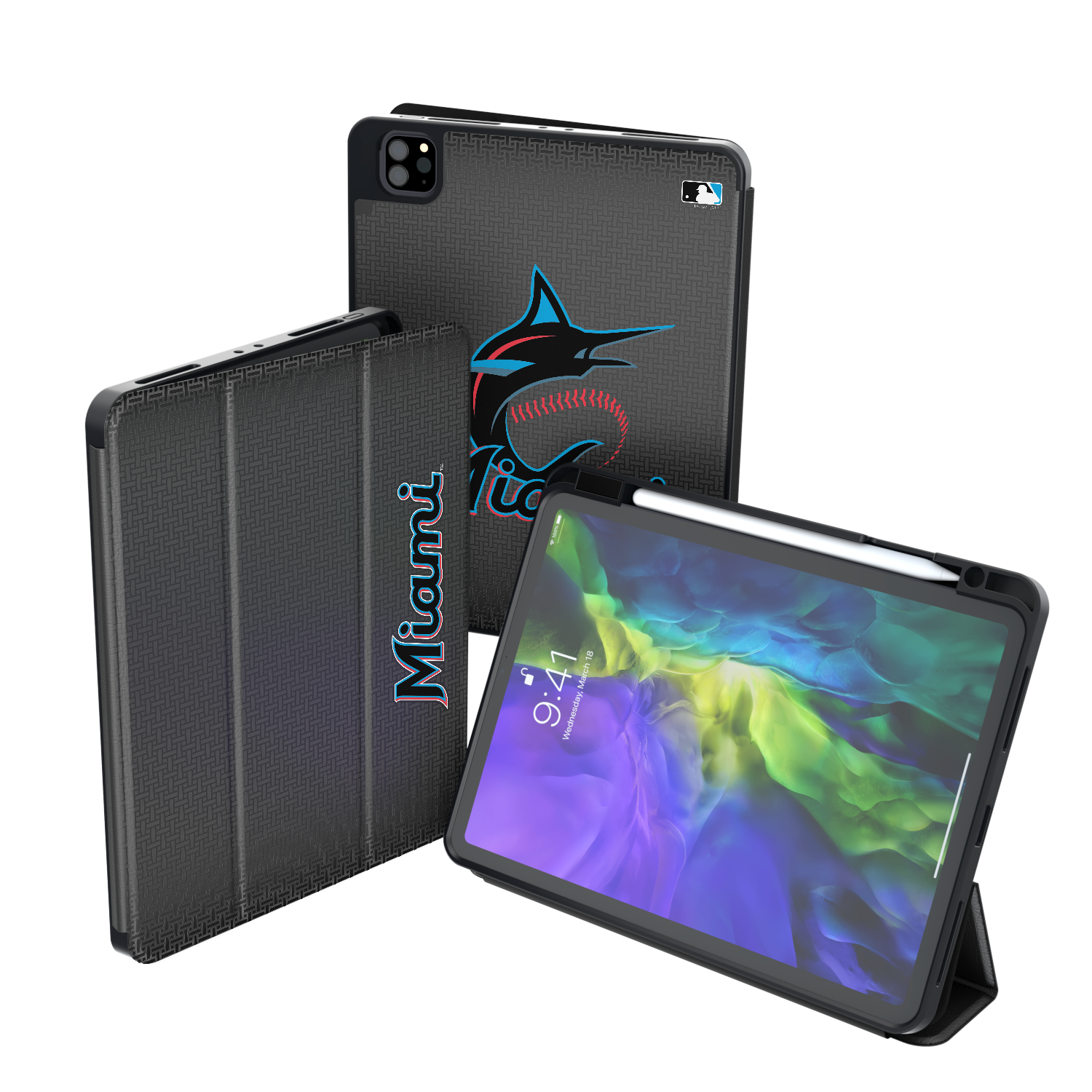 Miami Marlins Linen Tablet Case