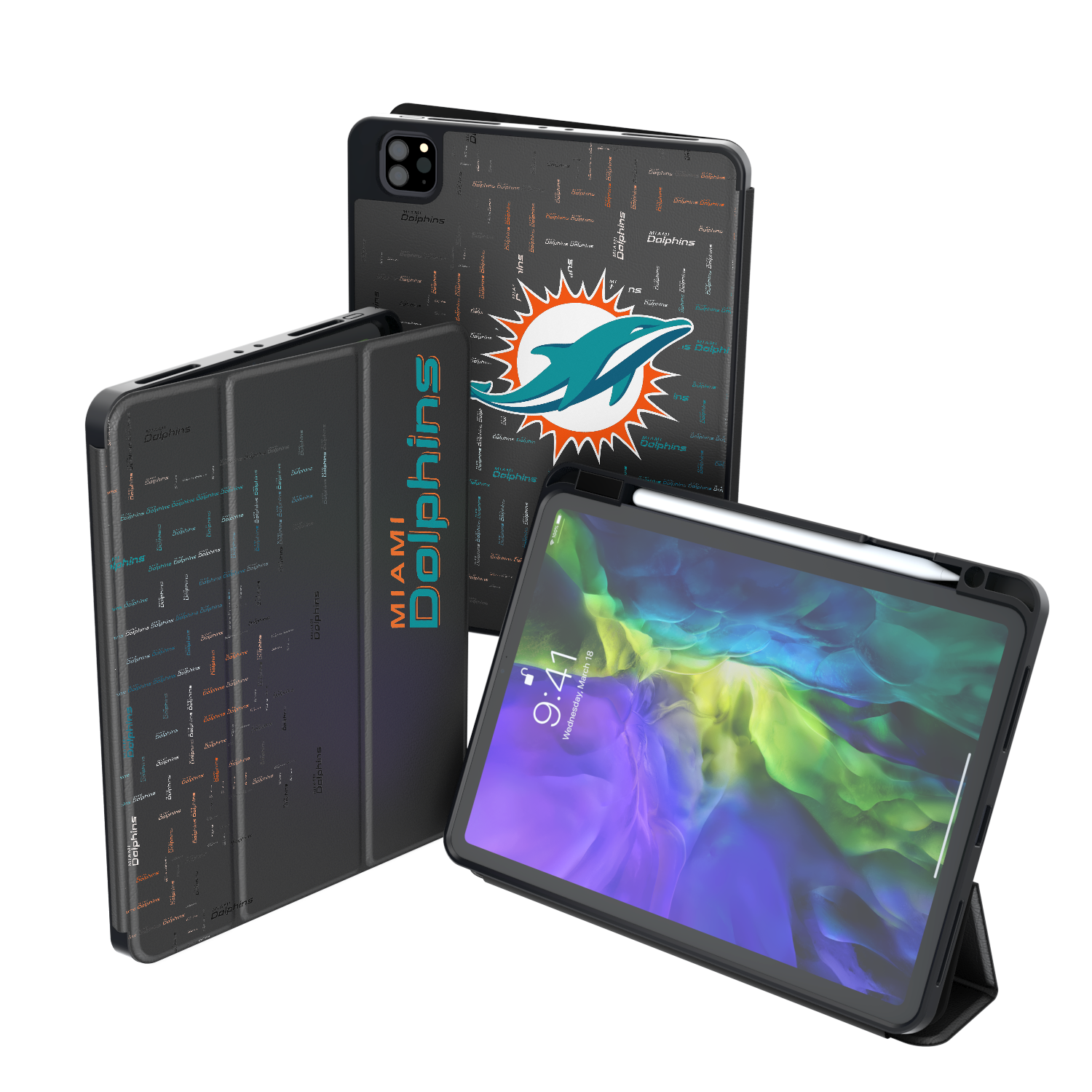 Miami Dolphins Quadtile Tablet Case